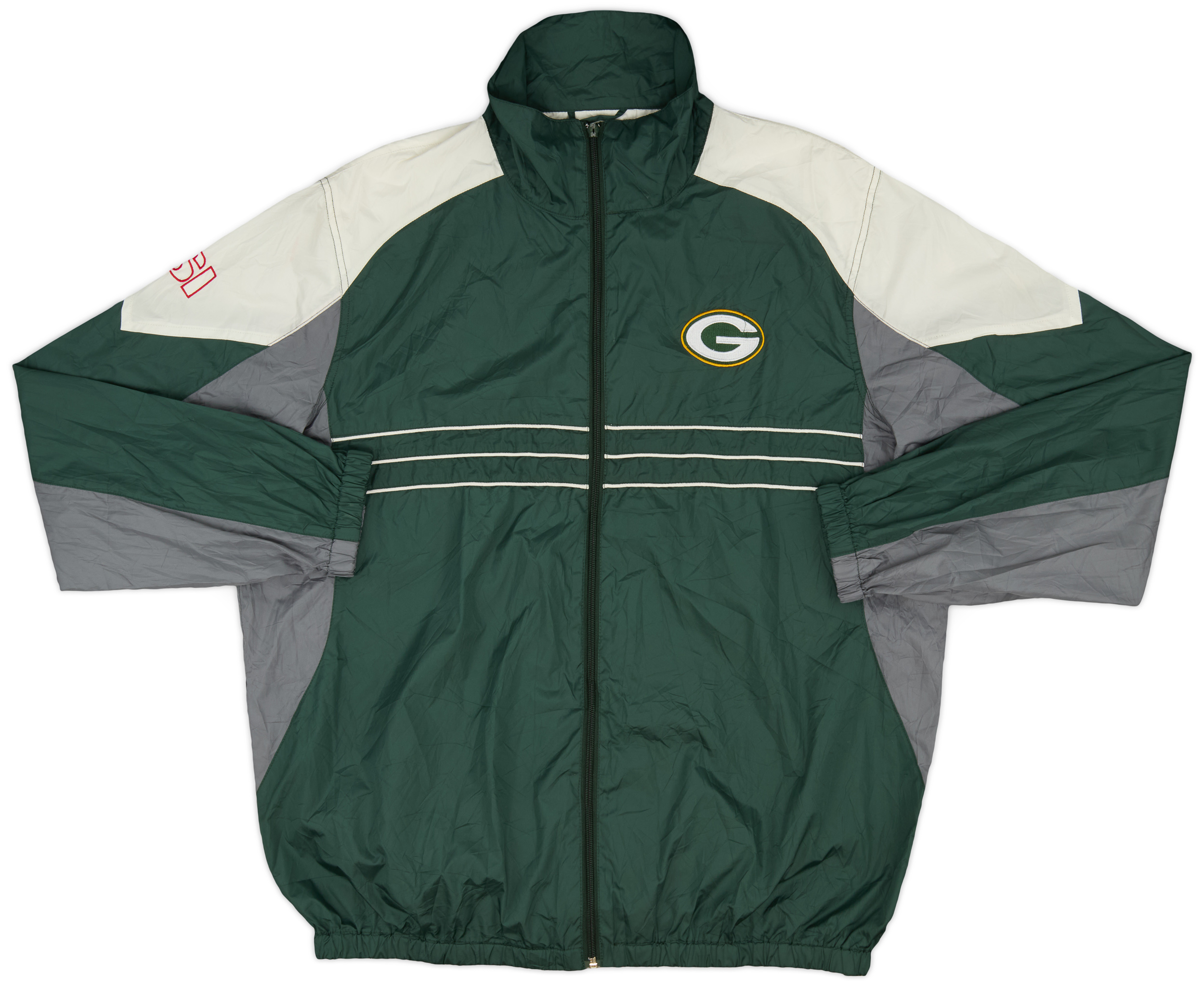 00s LogoAthletic製Green Bay Packers ジャケット Vintage Green Bay Packers Logo Athletic Authentic Pro Line