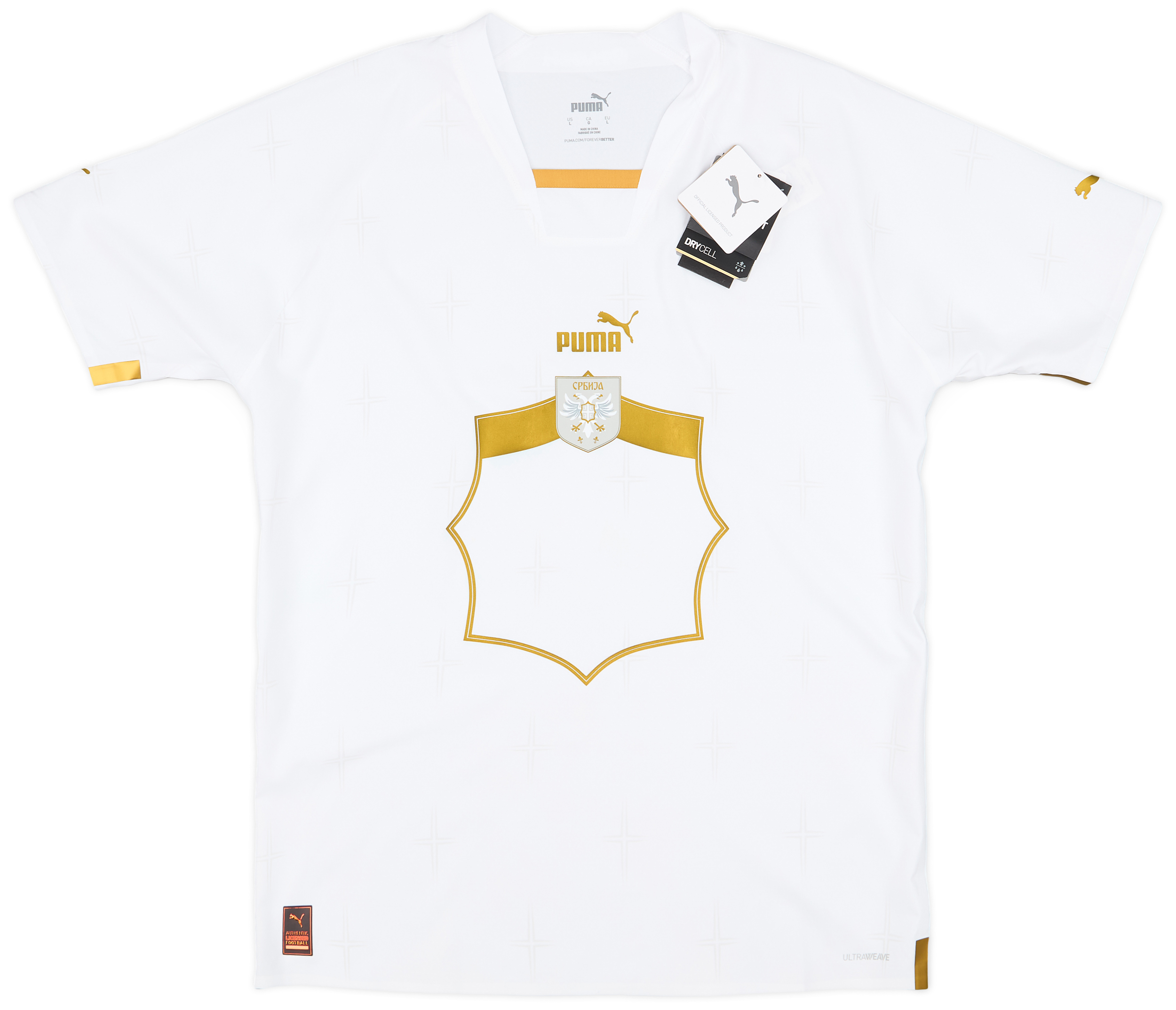 2022-23 Serbia Player Issue Away Shirt