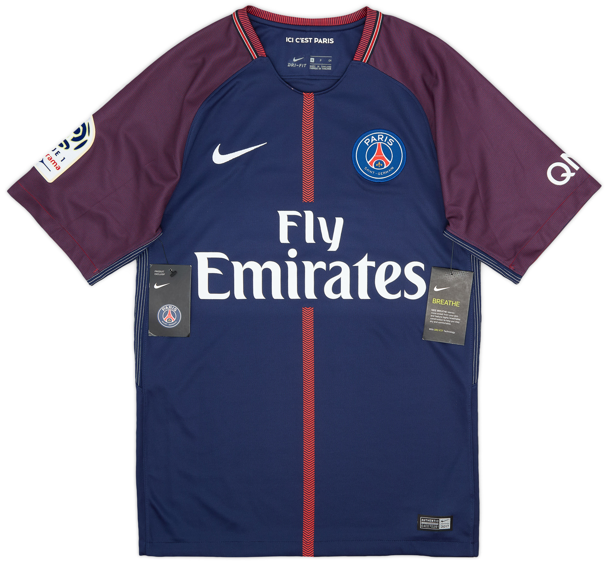 2017-18 Paris Saint-Germain Home Shirt Di Maria #11 (S)