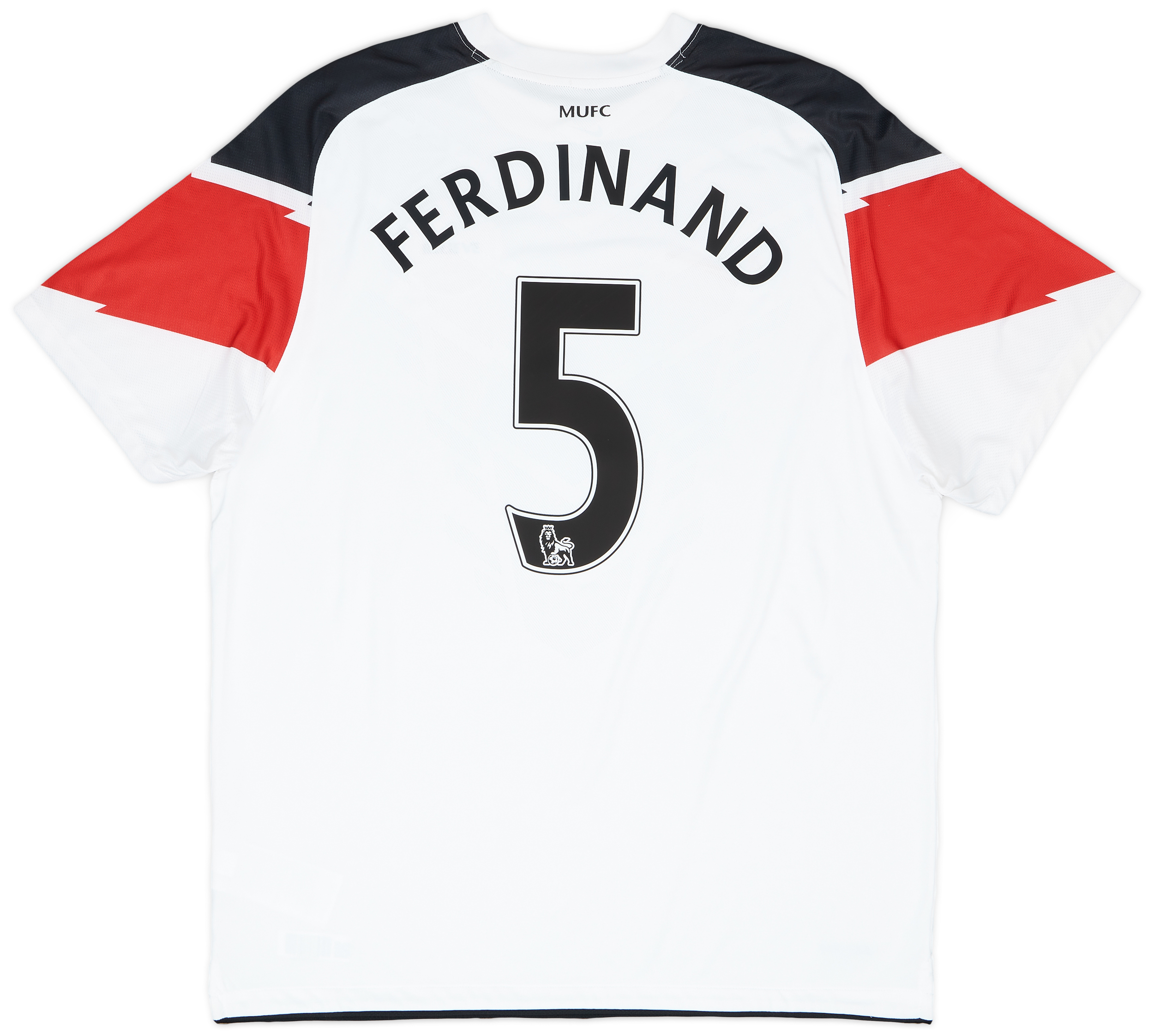 2010-12 Manchester United Away Shirt Ferdinand #5 - 8/10 - (L)