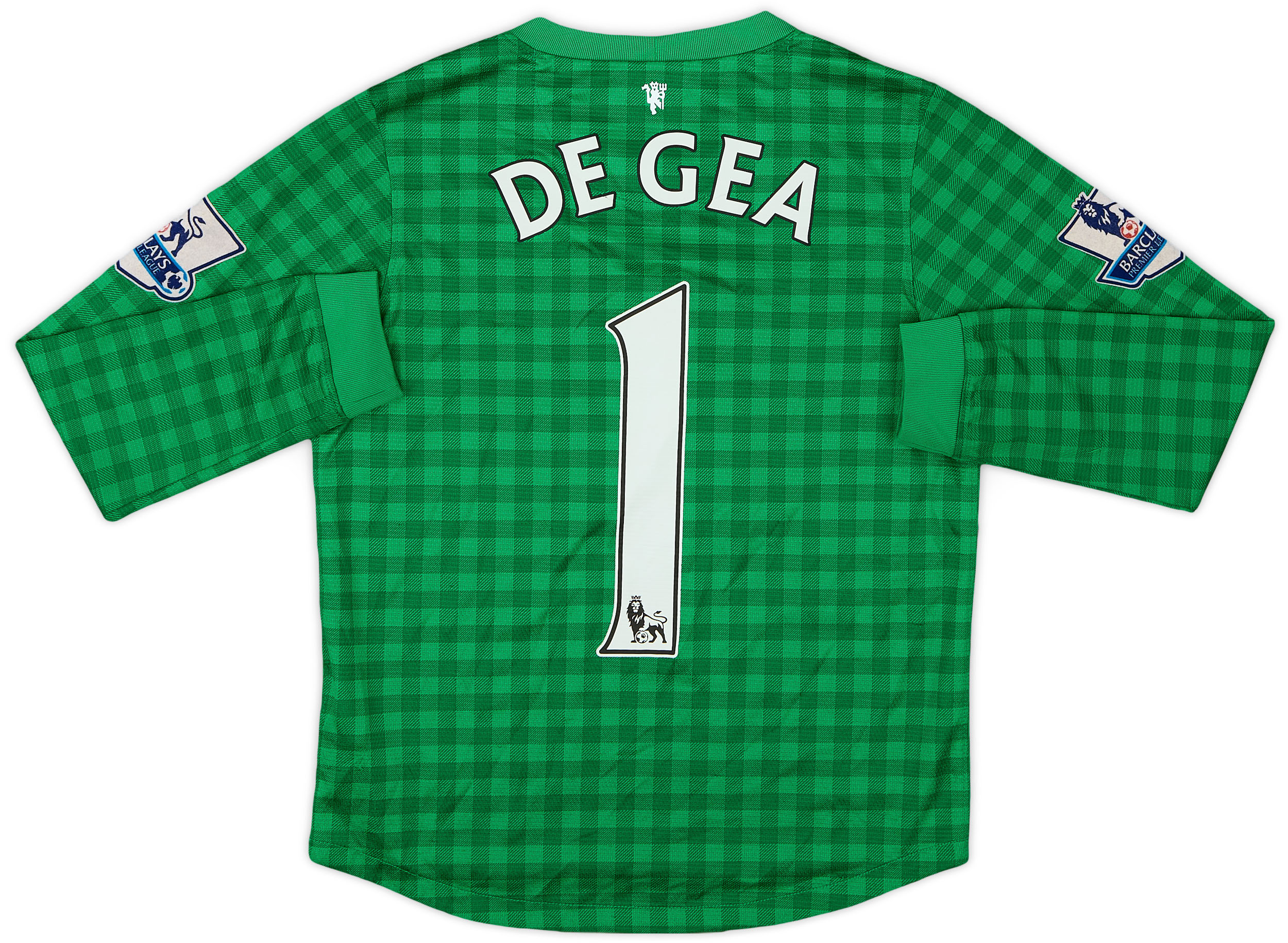 2012-13 Manchester United GK Shirt De Gea #1 - 7/10 - (S.Boys)