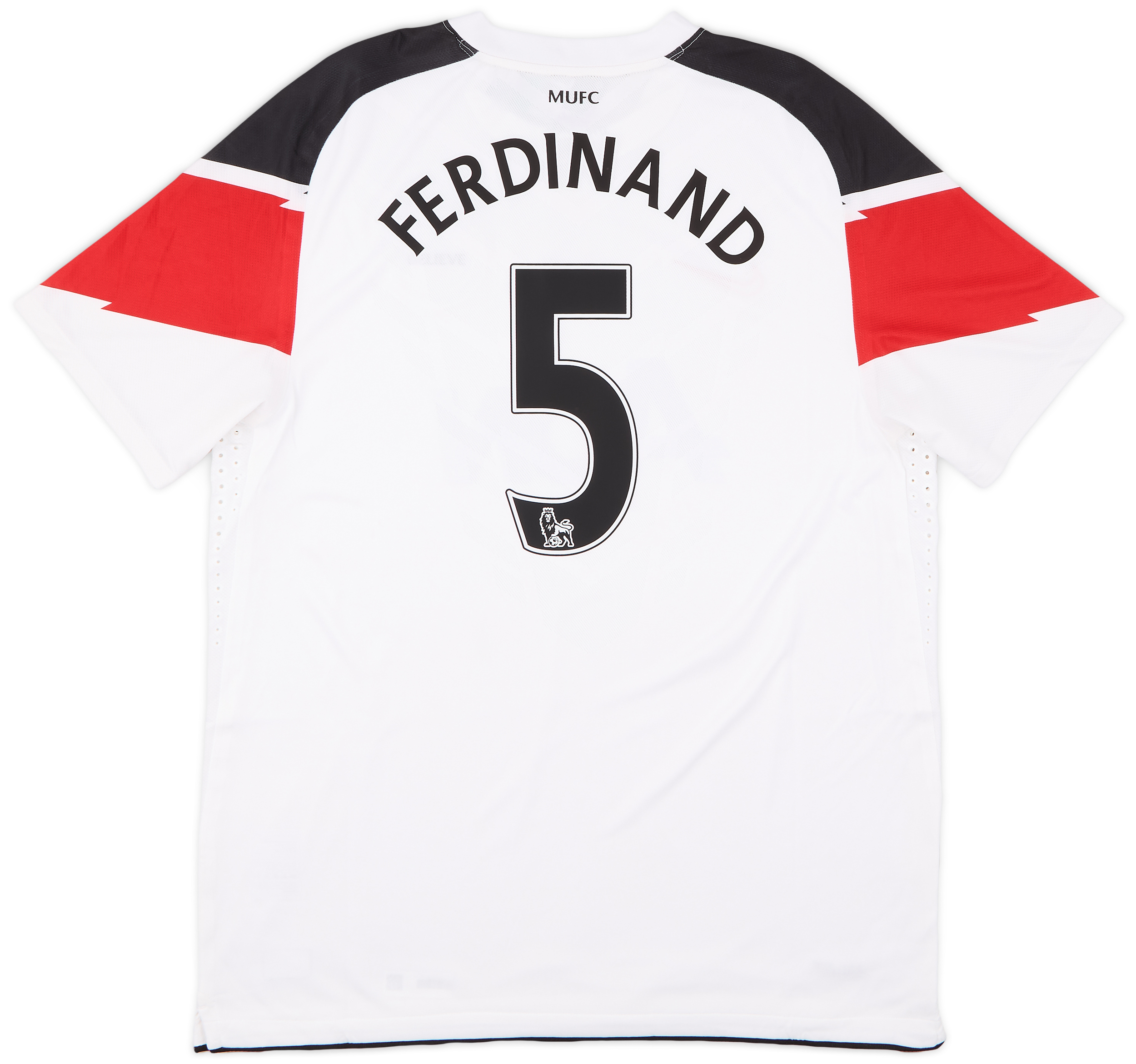 2010-12 Manchester United Away Shirt Ferdinand #5 (XL)