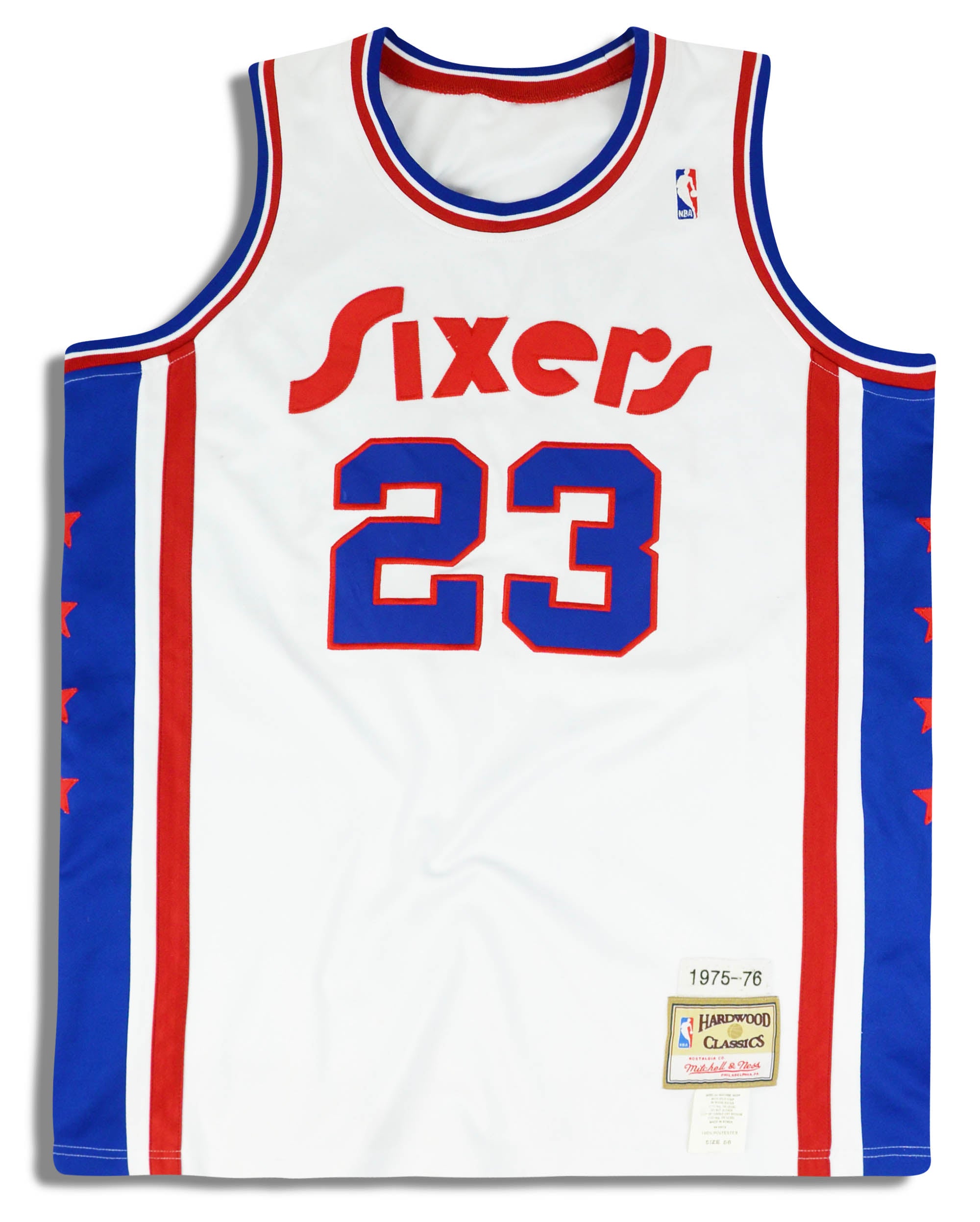 1975-76 Philadelphia 76ers Bryant #23 Mitchell & Ness