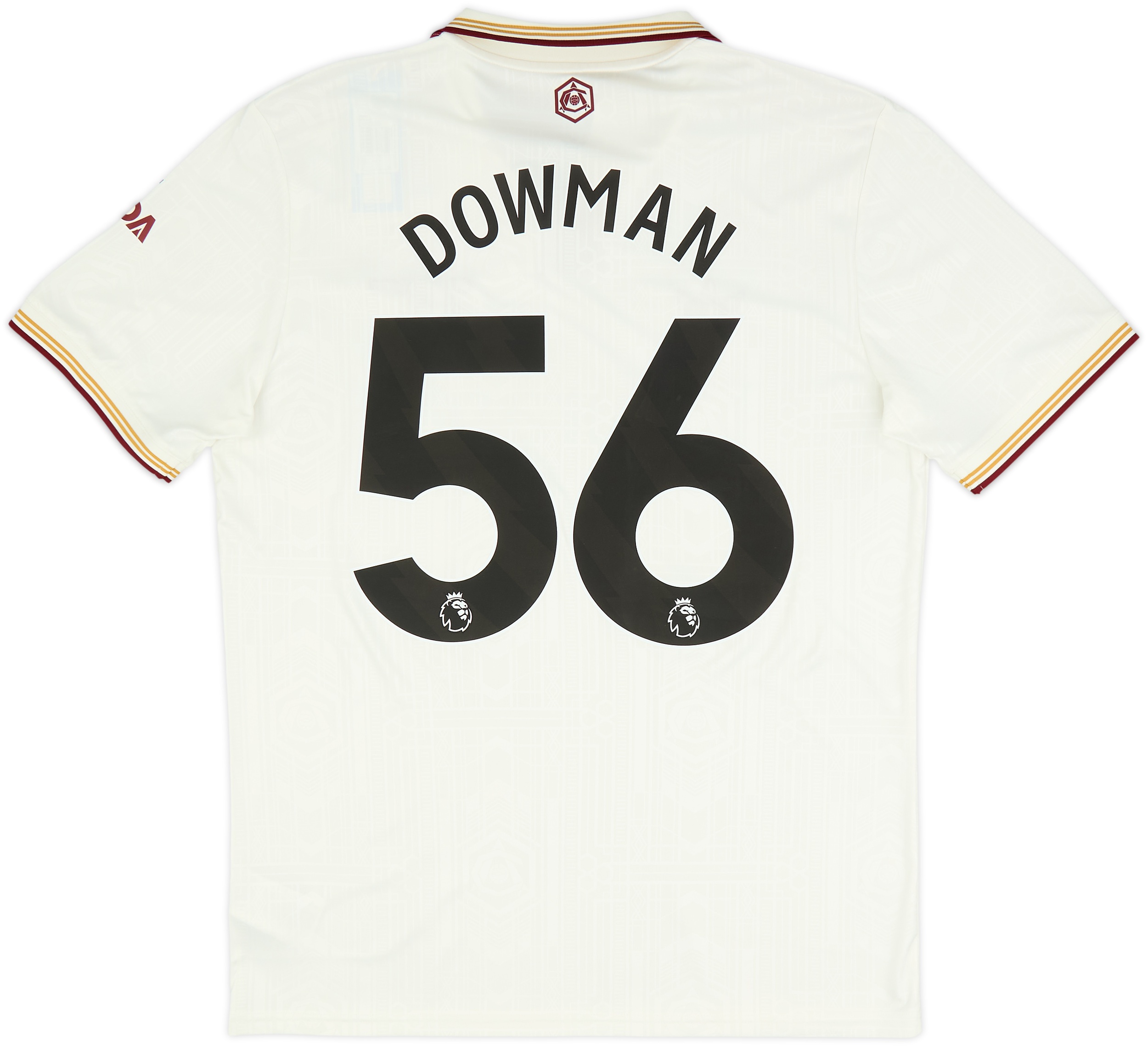 2025-26 Arsenal Third Shirt Dowman #56