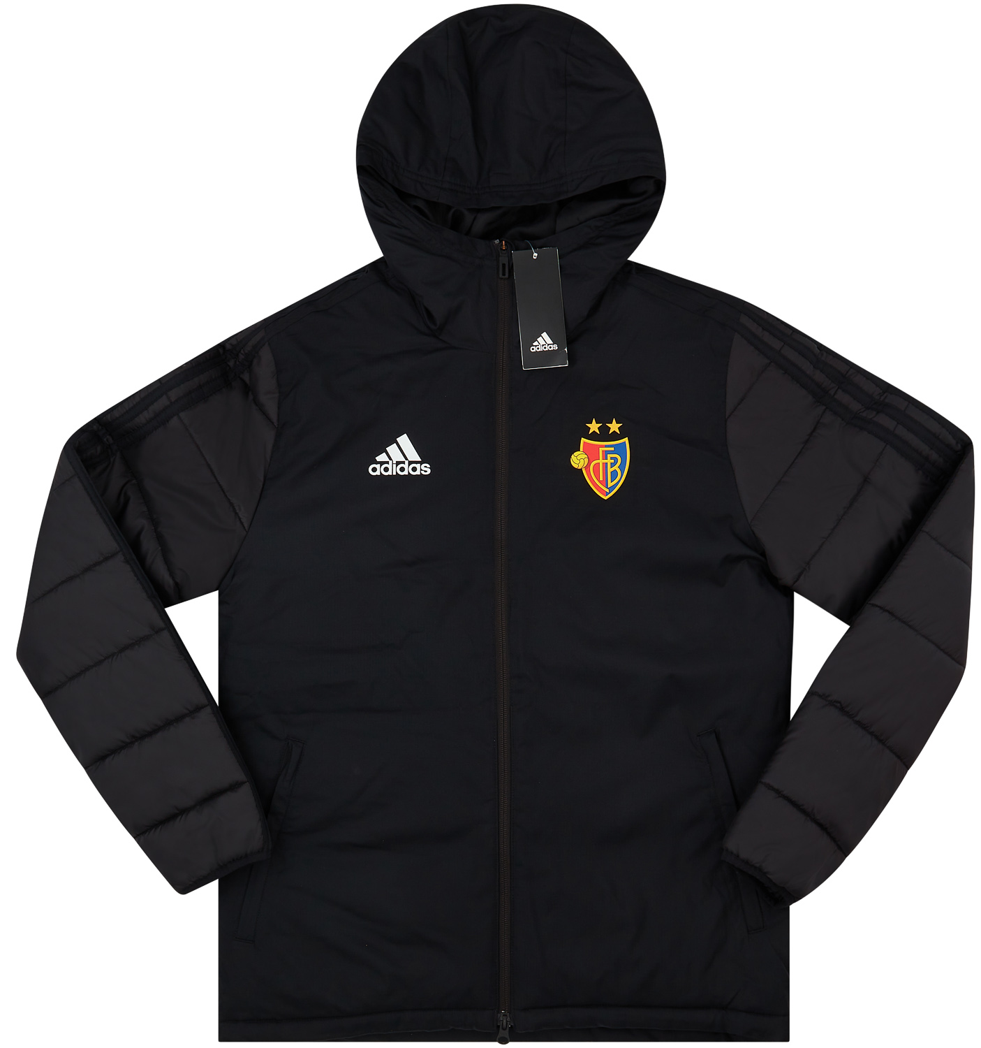 201819 FC Basel adidas Winter Padded Jacket S