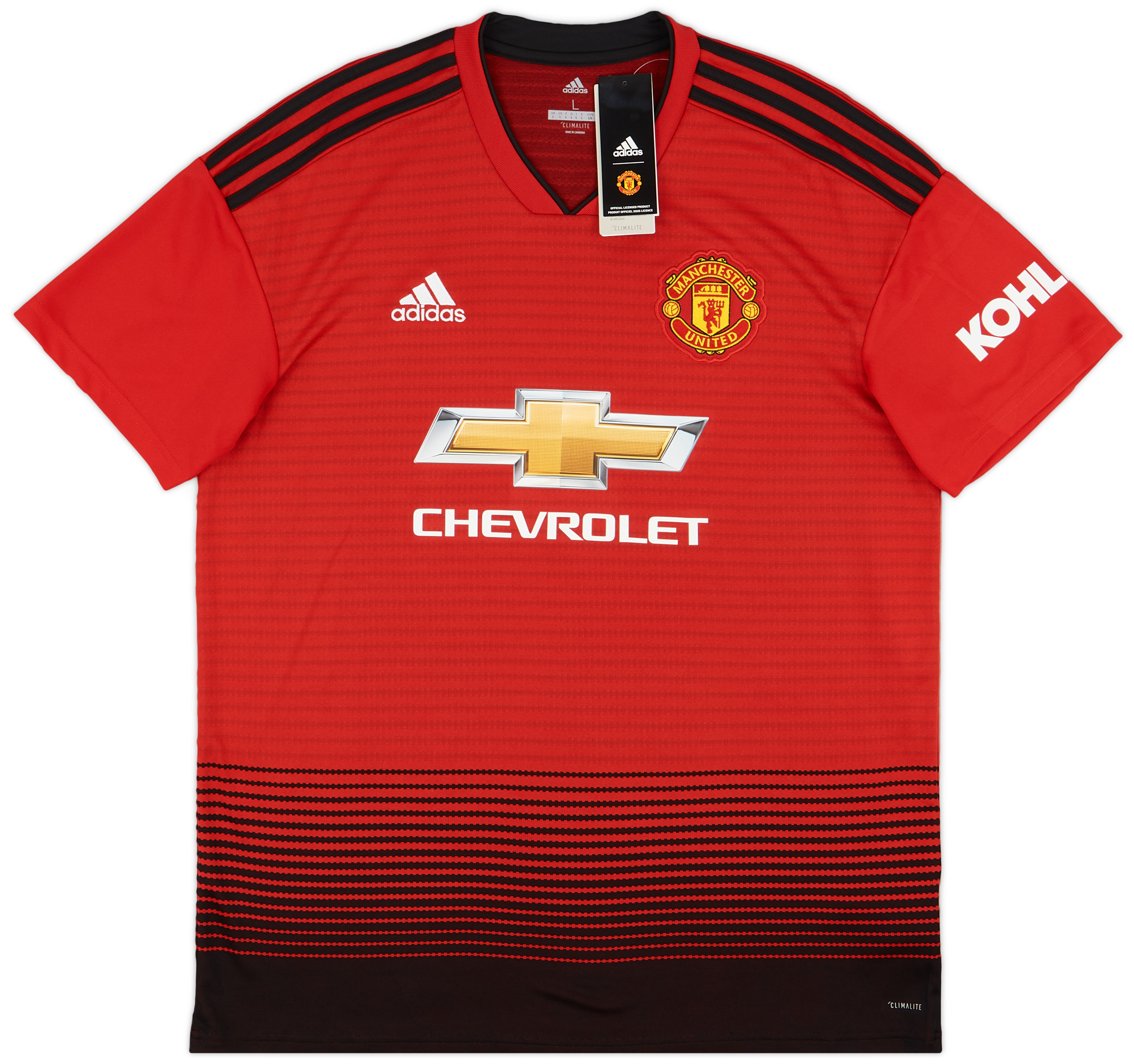 2018-19 Manchester United Home Shirt (L)