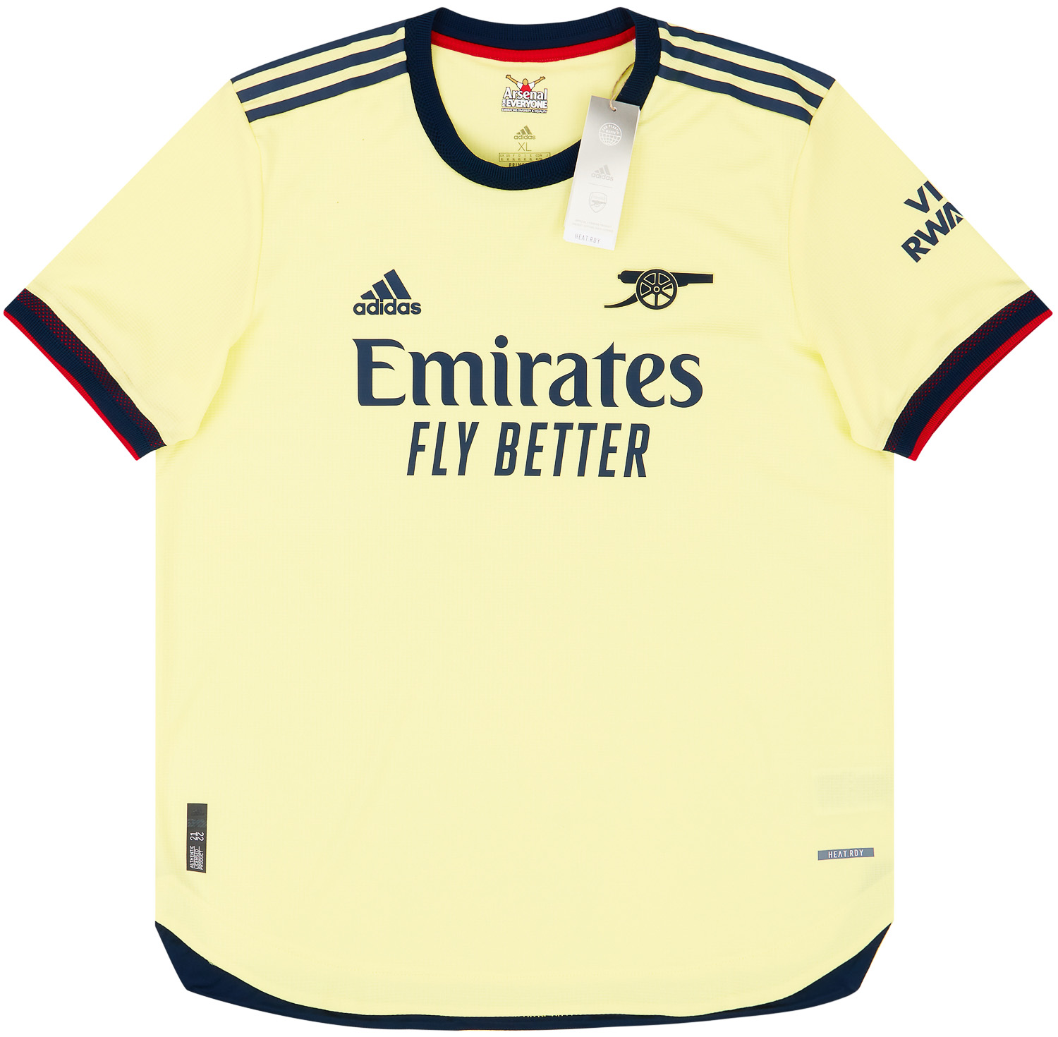 Arsenal 21-22away ウーデゴール8番 2021-22 Arsenal Player Issue Authentic Away Shirt