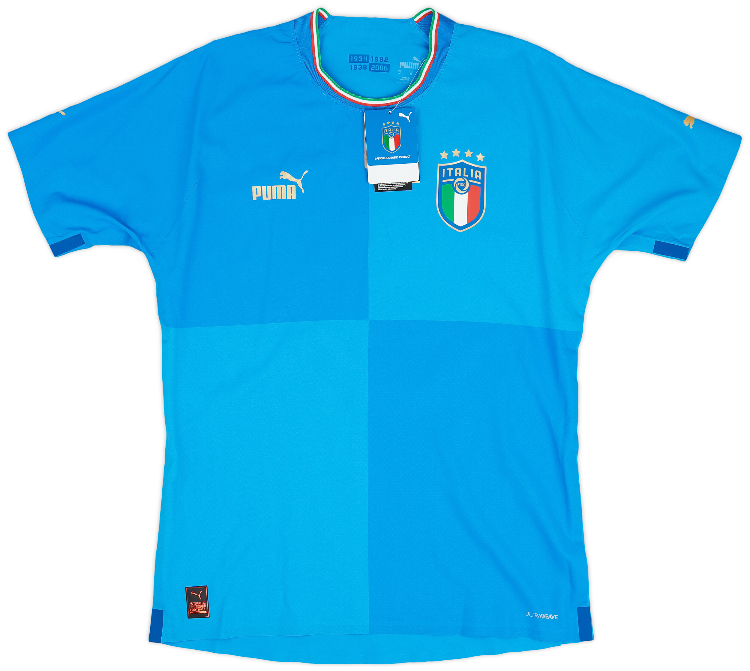 2022-23 Italy Authentic Home Shirt (M)