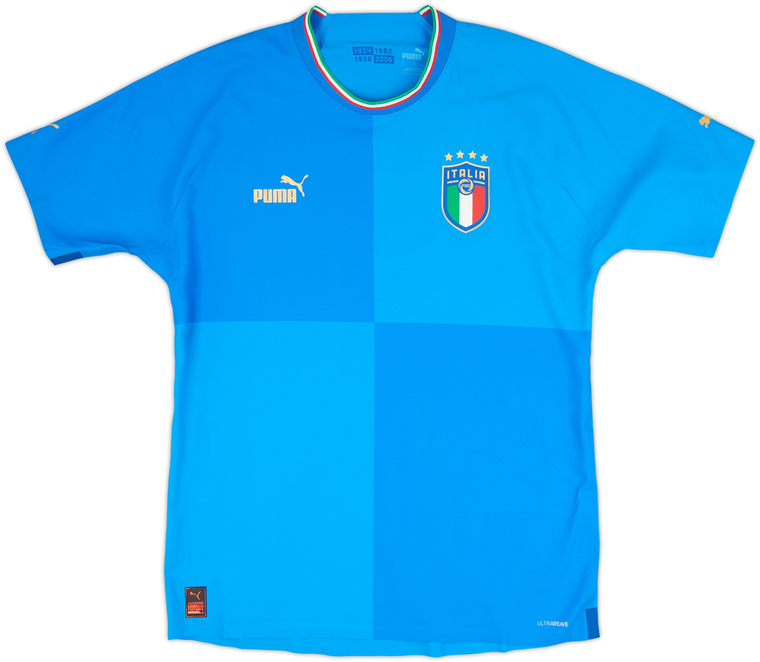 2022-23 Italy Authentic Home Shirt