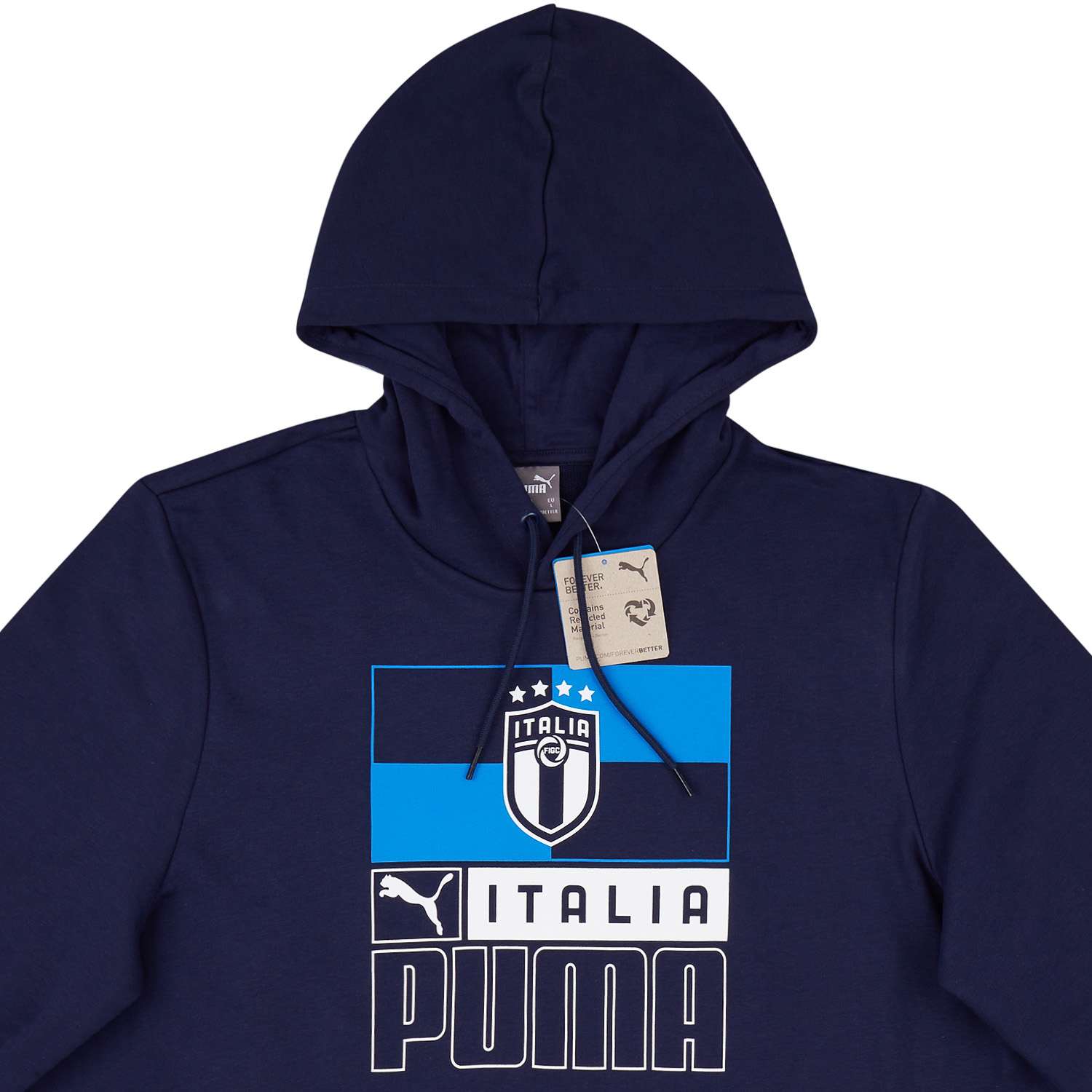 2022 23 Italy Puma FtblCore Hooded Top