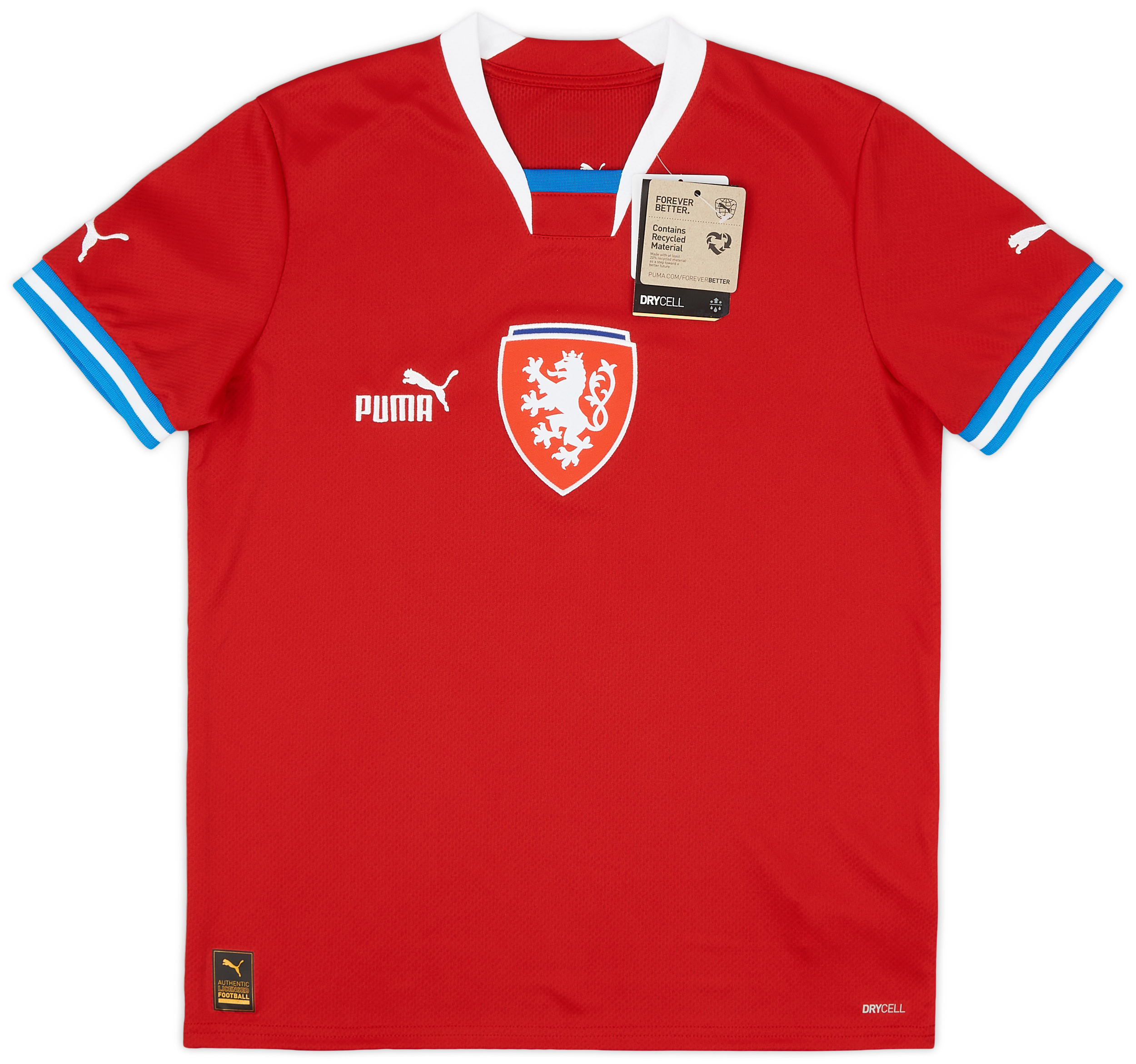 2022-23 Czech Republic Home Shirt - KIDS