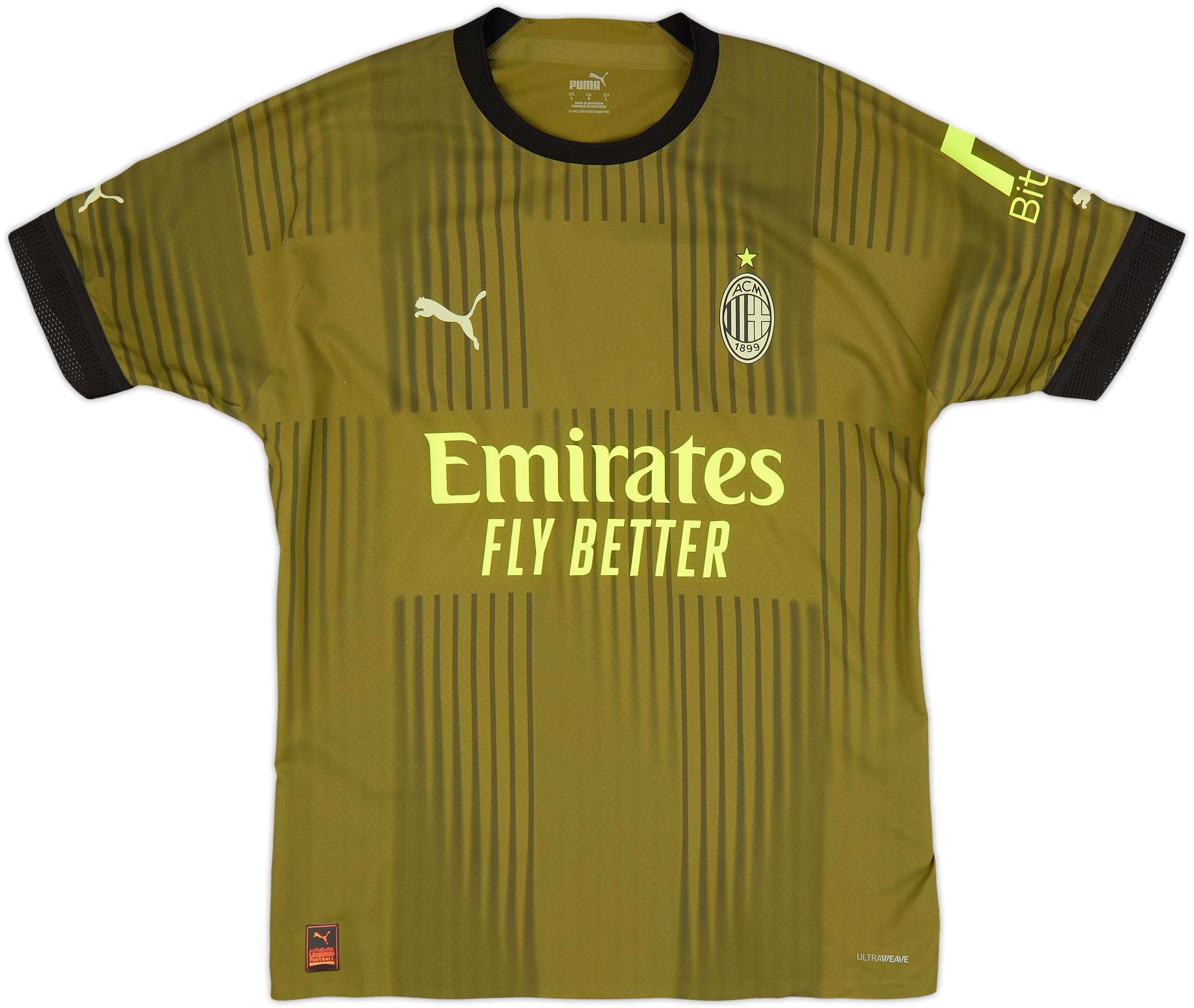 2022-23 AC Milan Authentic Third Shirt
