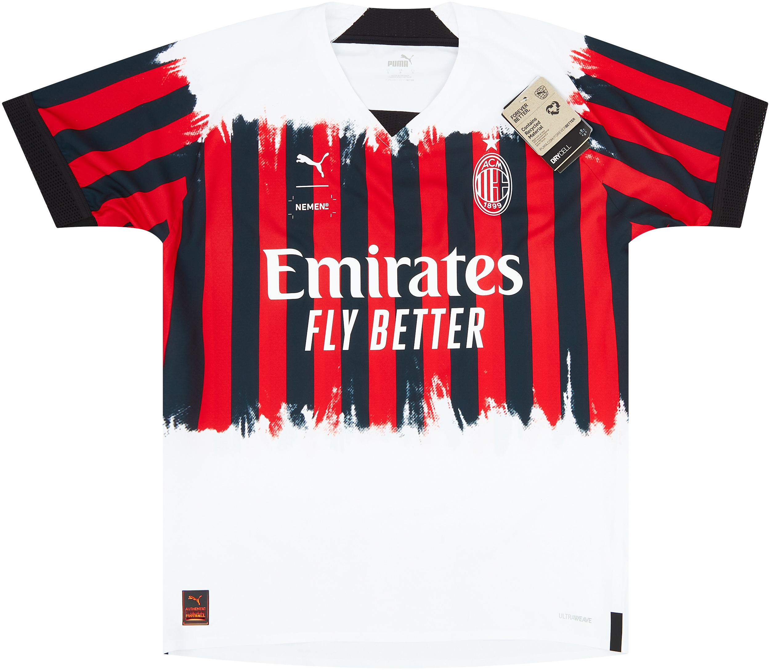 2021-22 AC Milan x NEMEN Authentic Fourth Shirt (S) 2021-22 AC Milan x NEMEN Authentic Fourth Shirt (S)
