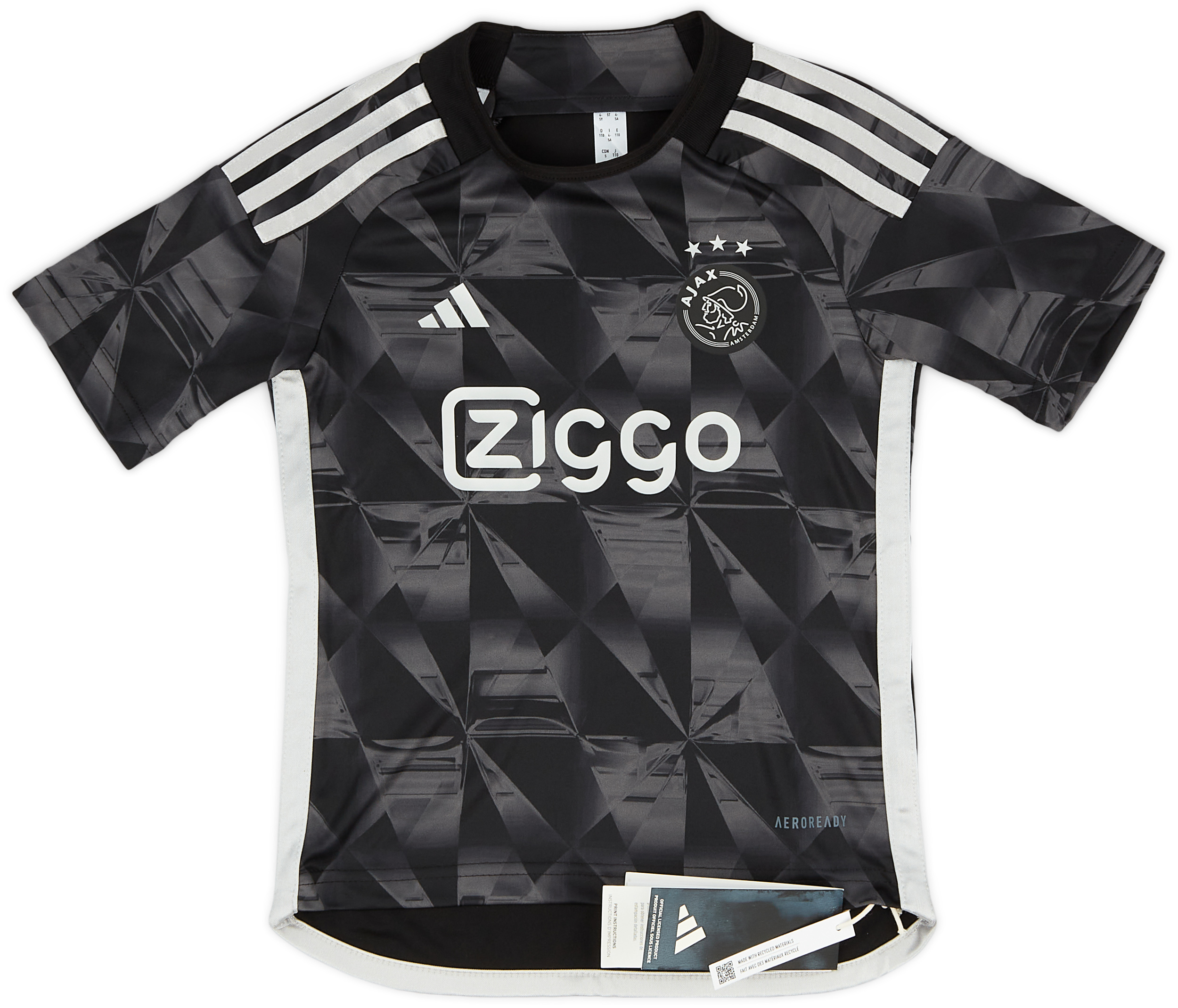 【名入れ無料】 Full Third Ajax 2023-24 Kit Kids Little ウェア