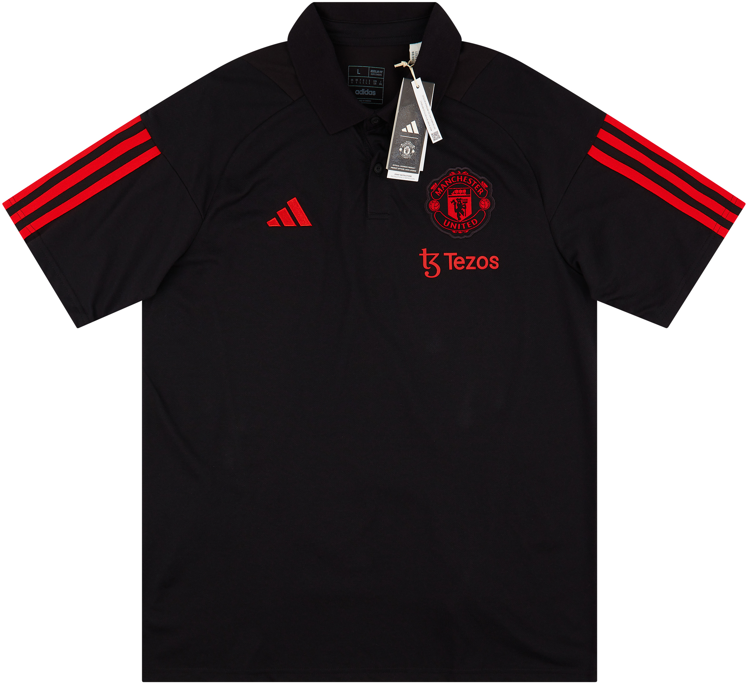 2023-24 Manchester United adidas Polo T-Shirt