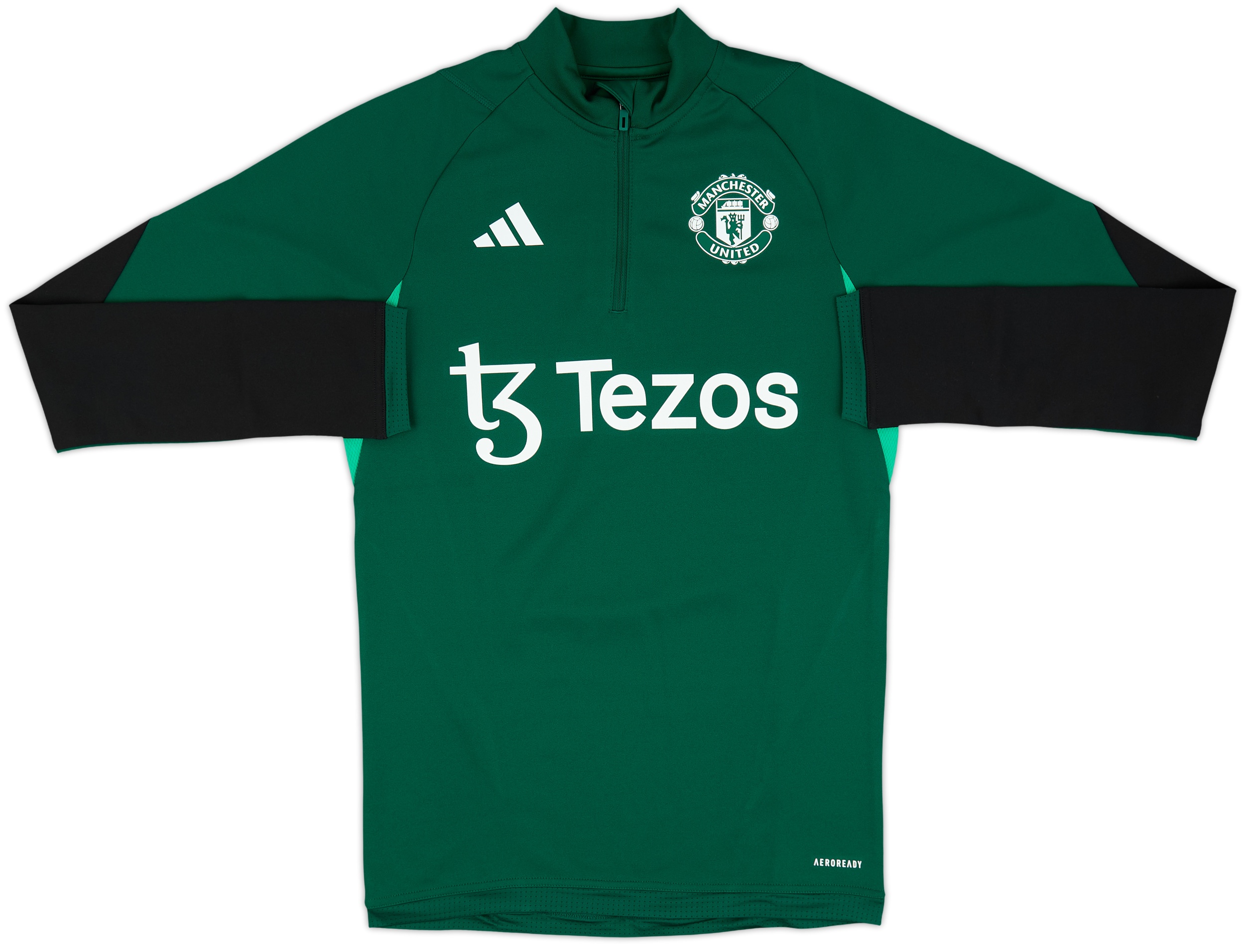 2023-24 Manchester United adidas 1/4 Zip Training Top