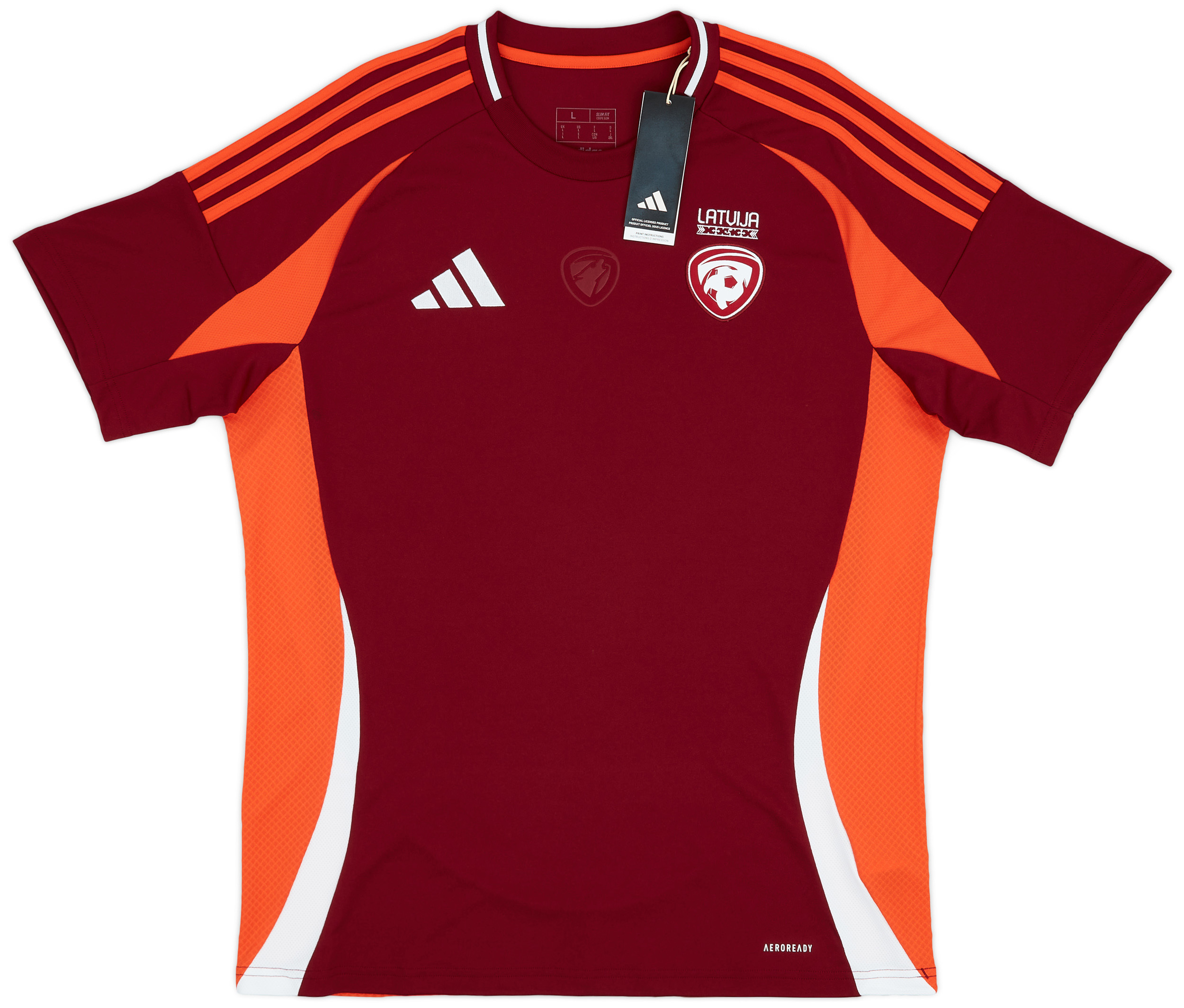 2024-25 Latvia Home Shirt