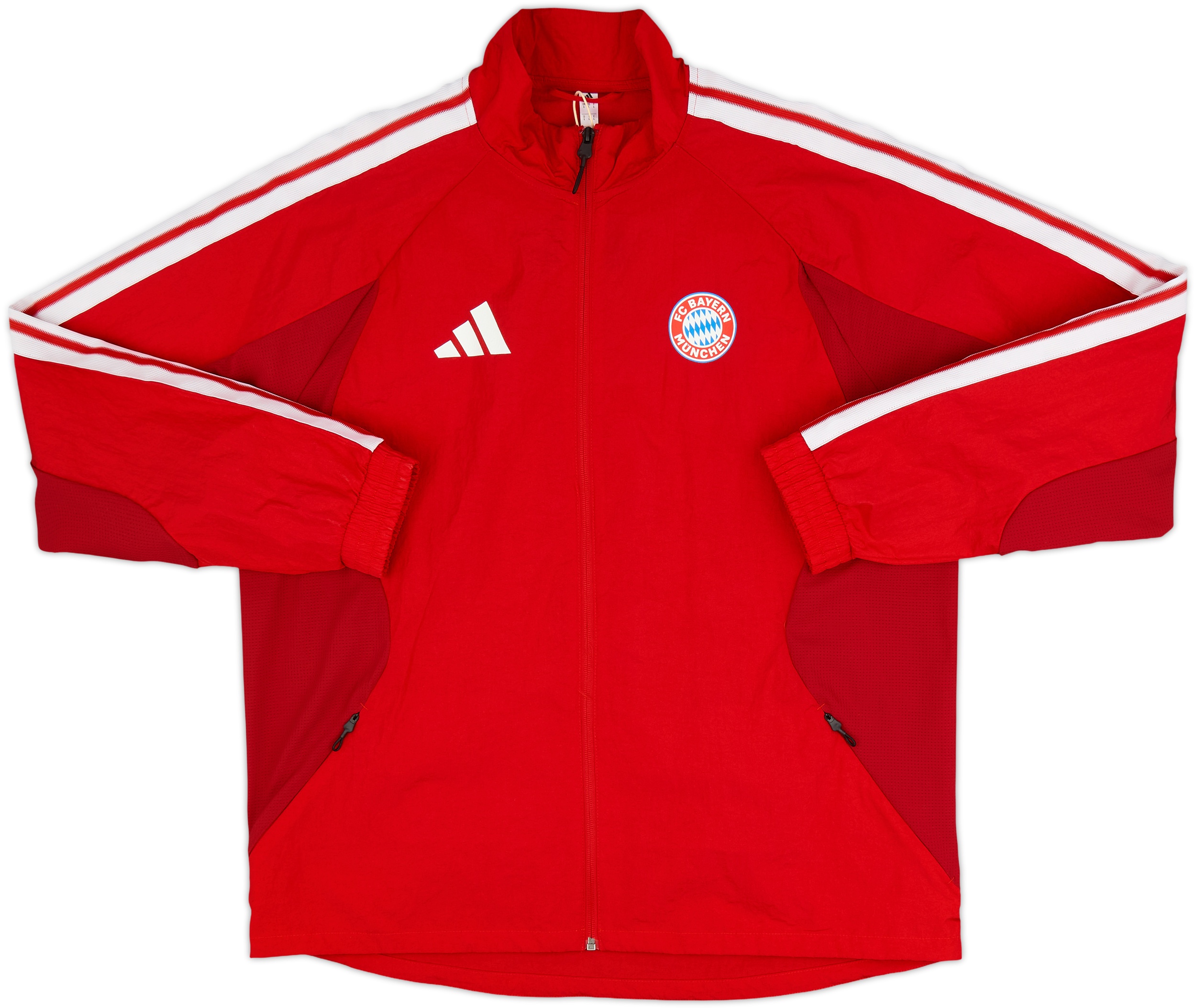 FC Bayern München adidas ジャージ Bayern München Track Top OG Half Zip - Wonder Alumina/White/Orange