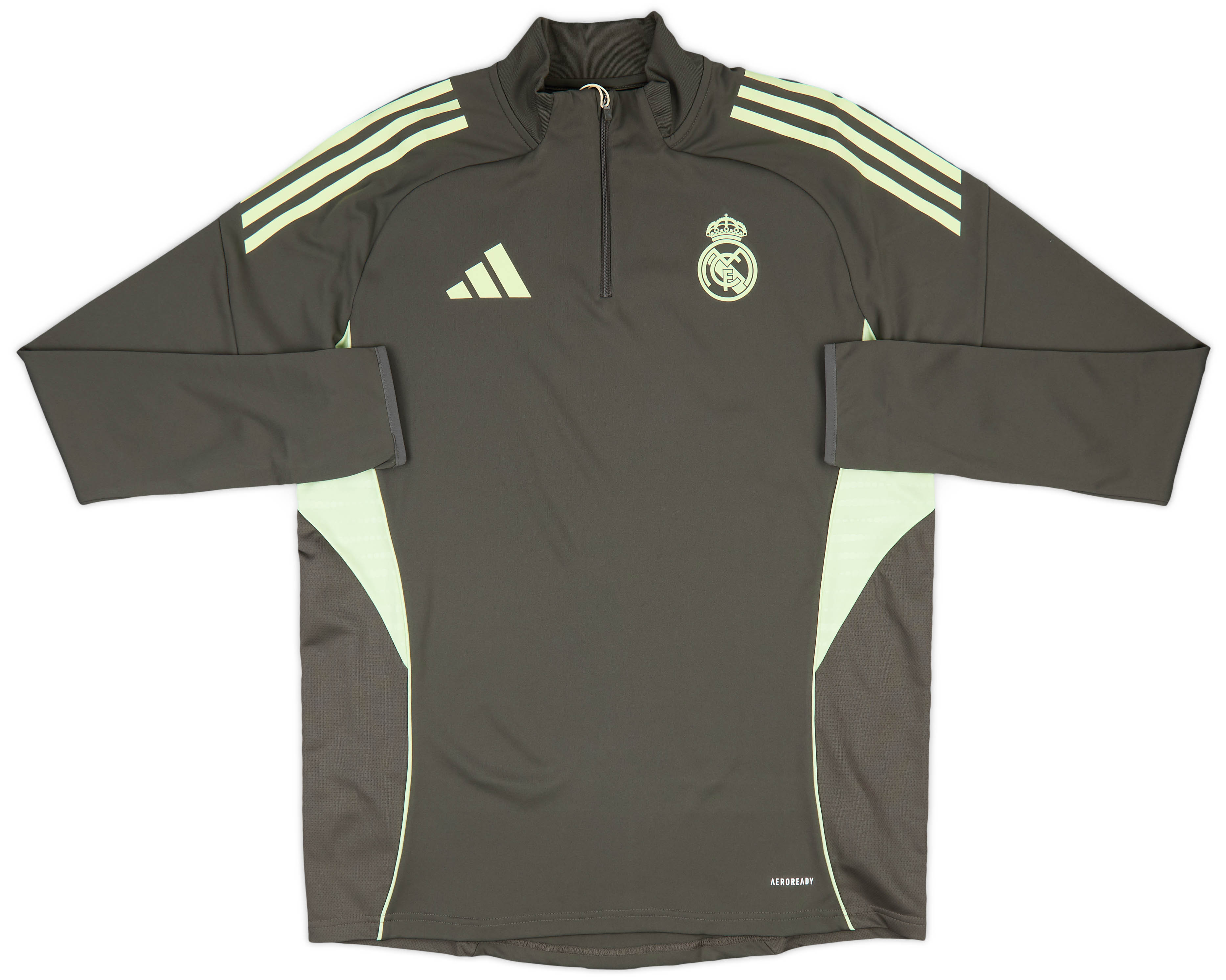2025-26 Real Madrid adidas 1/4 Zip Hooded Top