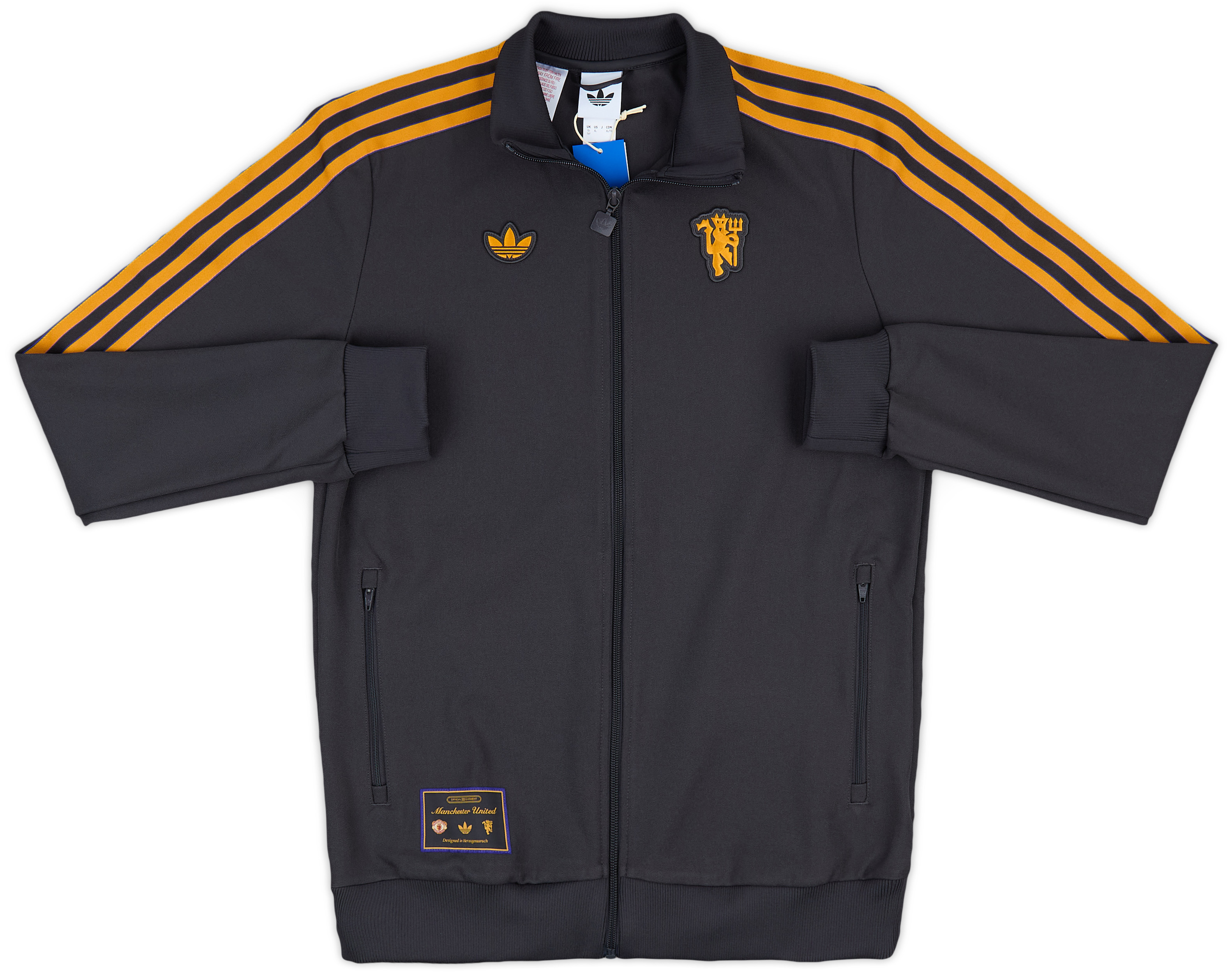 adidas Manchester United Climawarmウェア Manchester United soccer training rain jacket 2022/23 blue