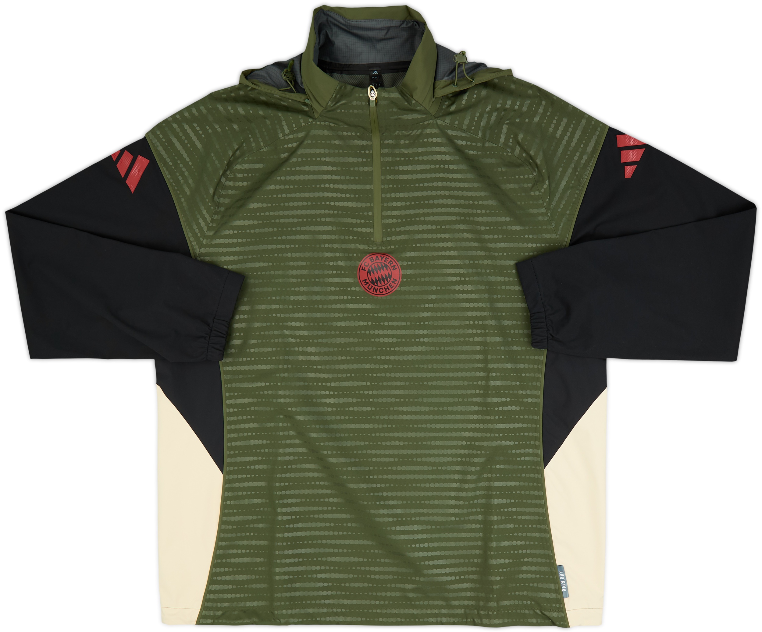2025-26 Bayern Munich adidas 1/4 Zip Rain Top