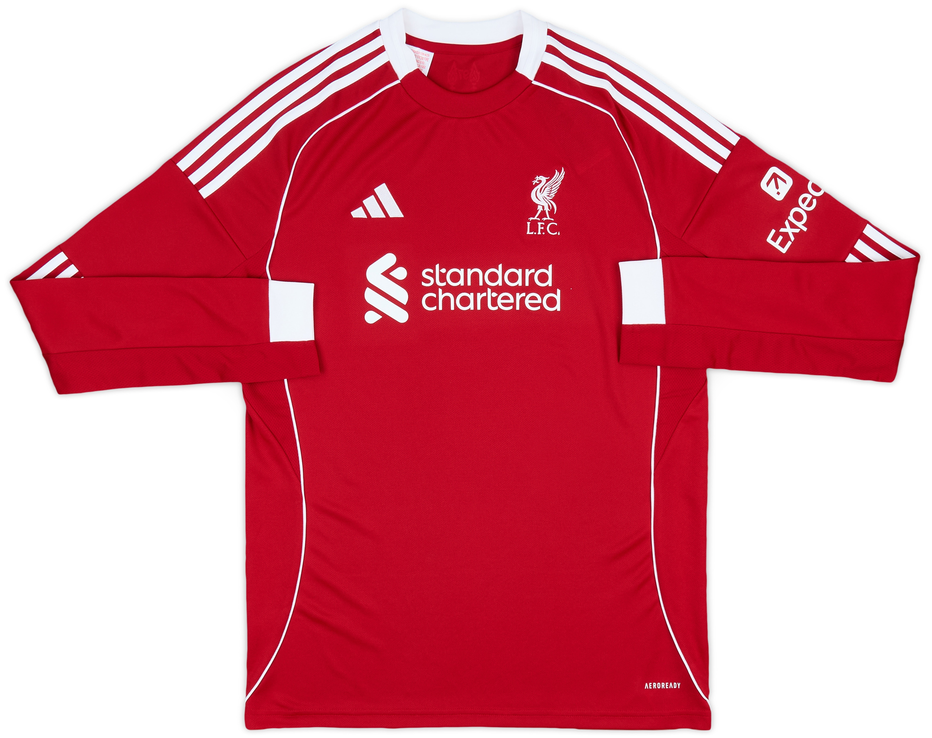 2025-26 Liverpool Home L/S Shirt (KIDS)