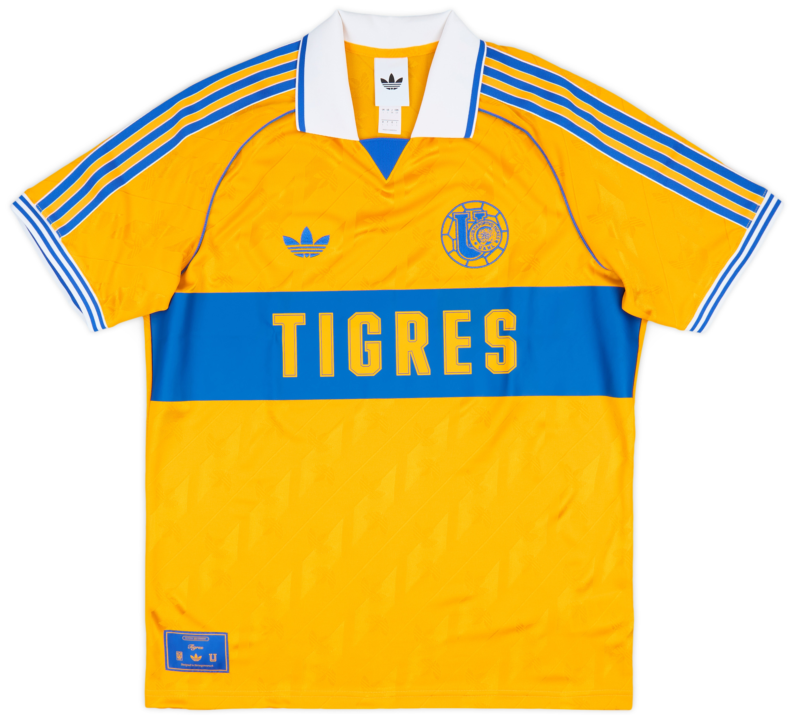 TIGRES UANL ティグレス　オレンジ/ブルー　サッカーシャツ TIGRES UANL ティグレス オレンジ/ブルー サッカーシャツ
