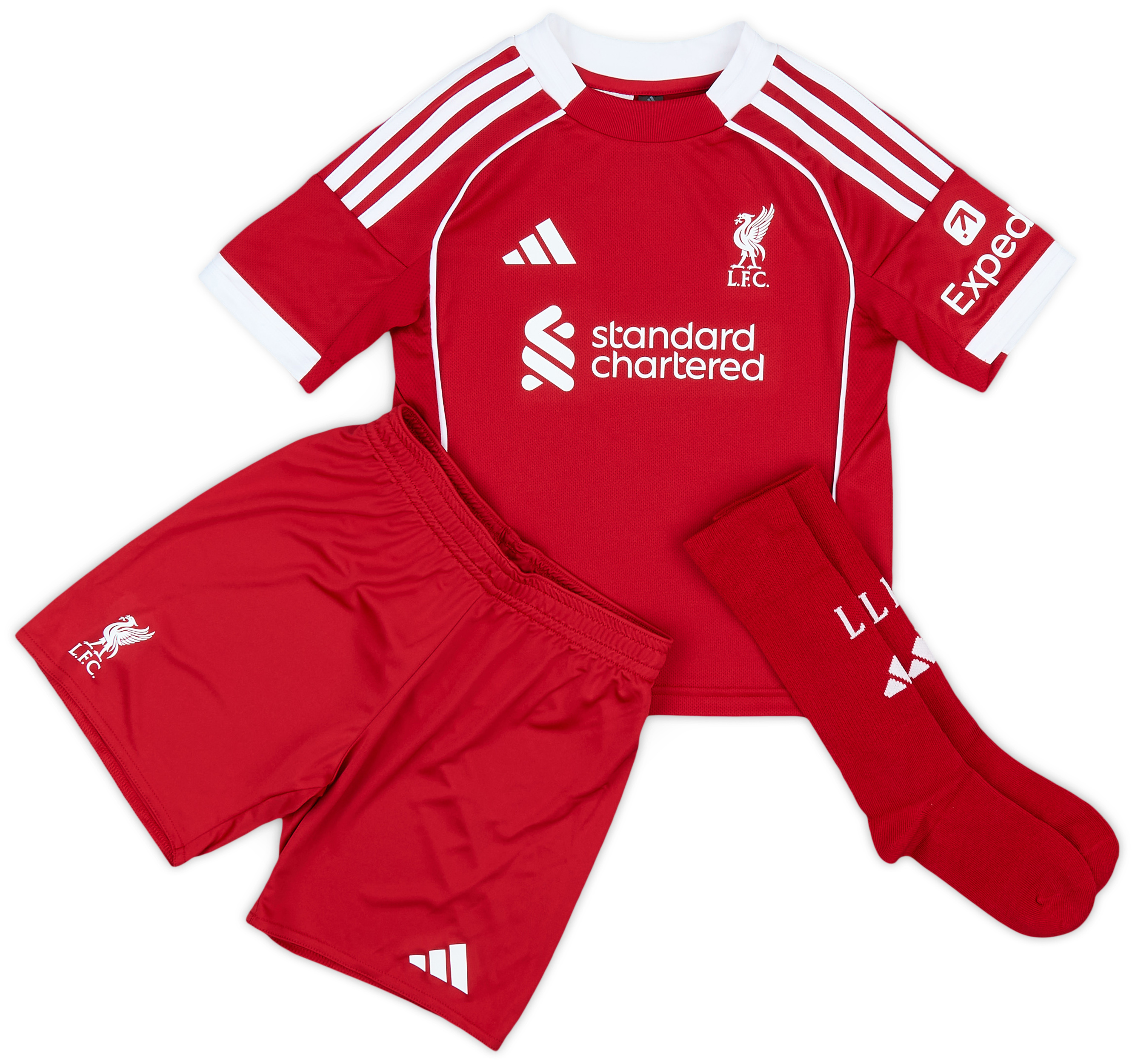 2025-26 Liverpool Home Full Kit (Little Kids)