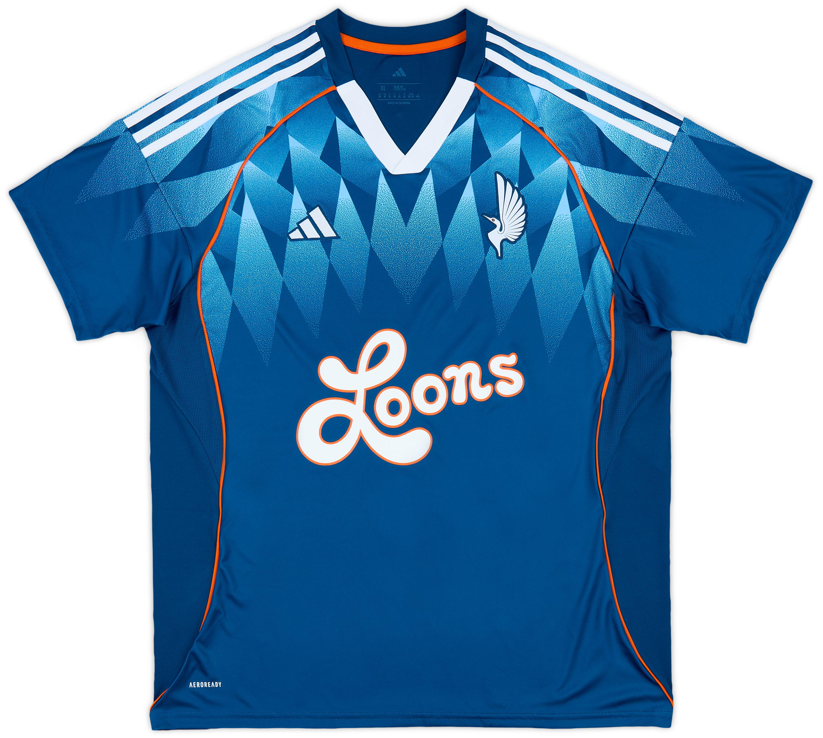 【US規格】希少 アディダス BLAINE MINNESOTAサッカーシャツ M 2025-26 Minnesota United Third Shirt