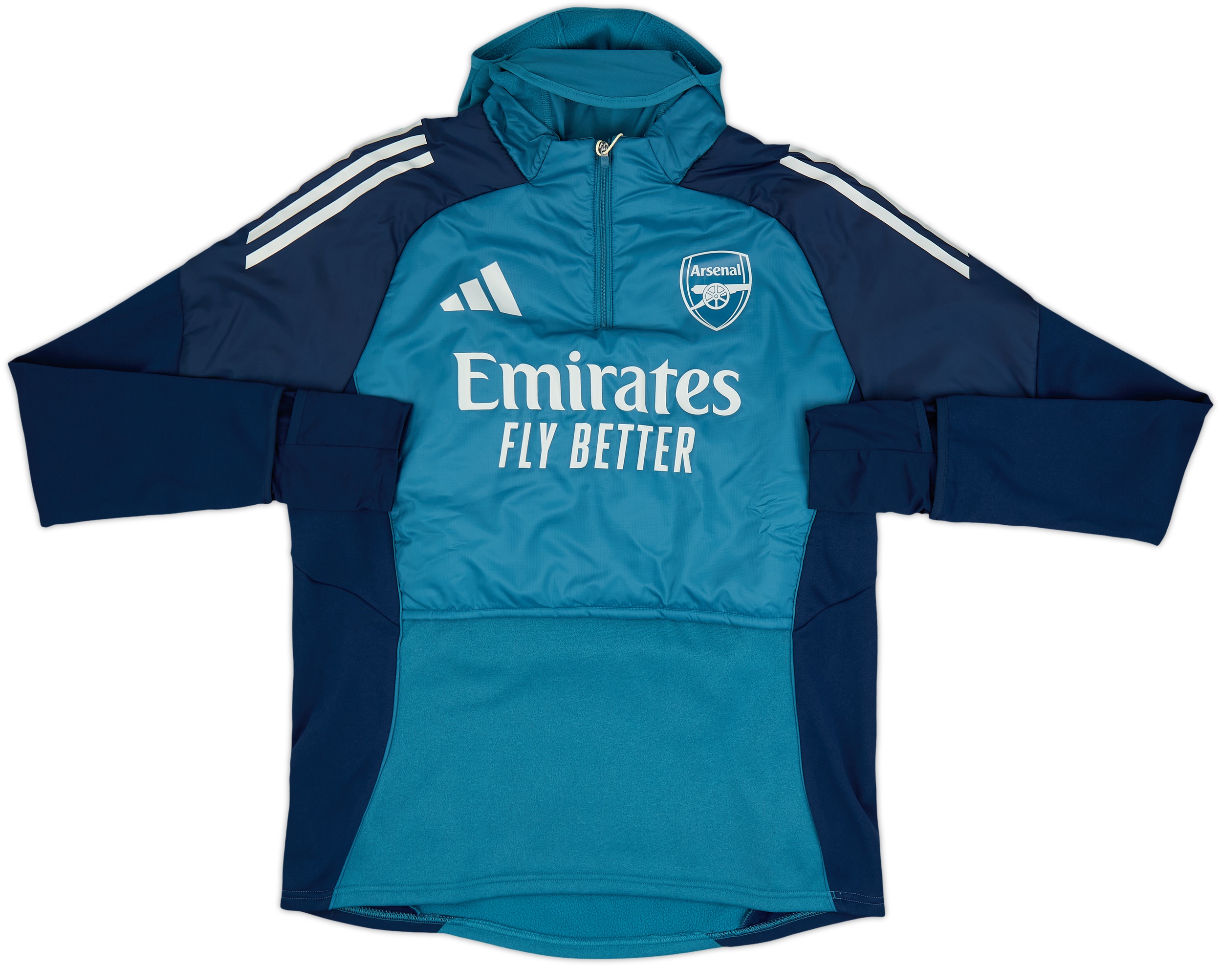 2025-26 Arsenal adidas 1/4 Zip Winterized Top