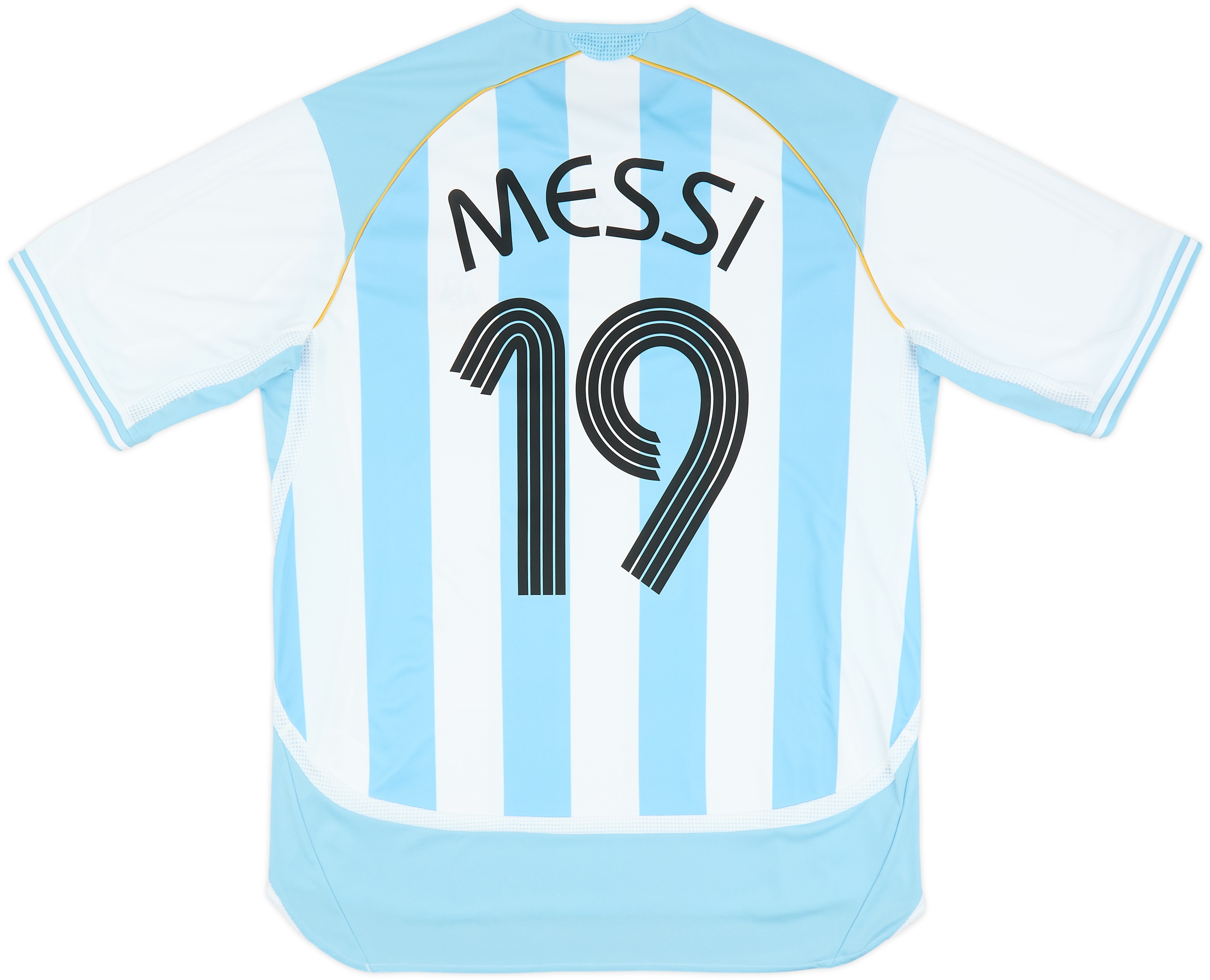 2006 Argentina adidas Reissue Home Shirt Messi #19