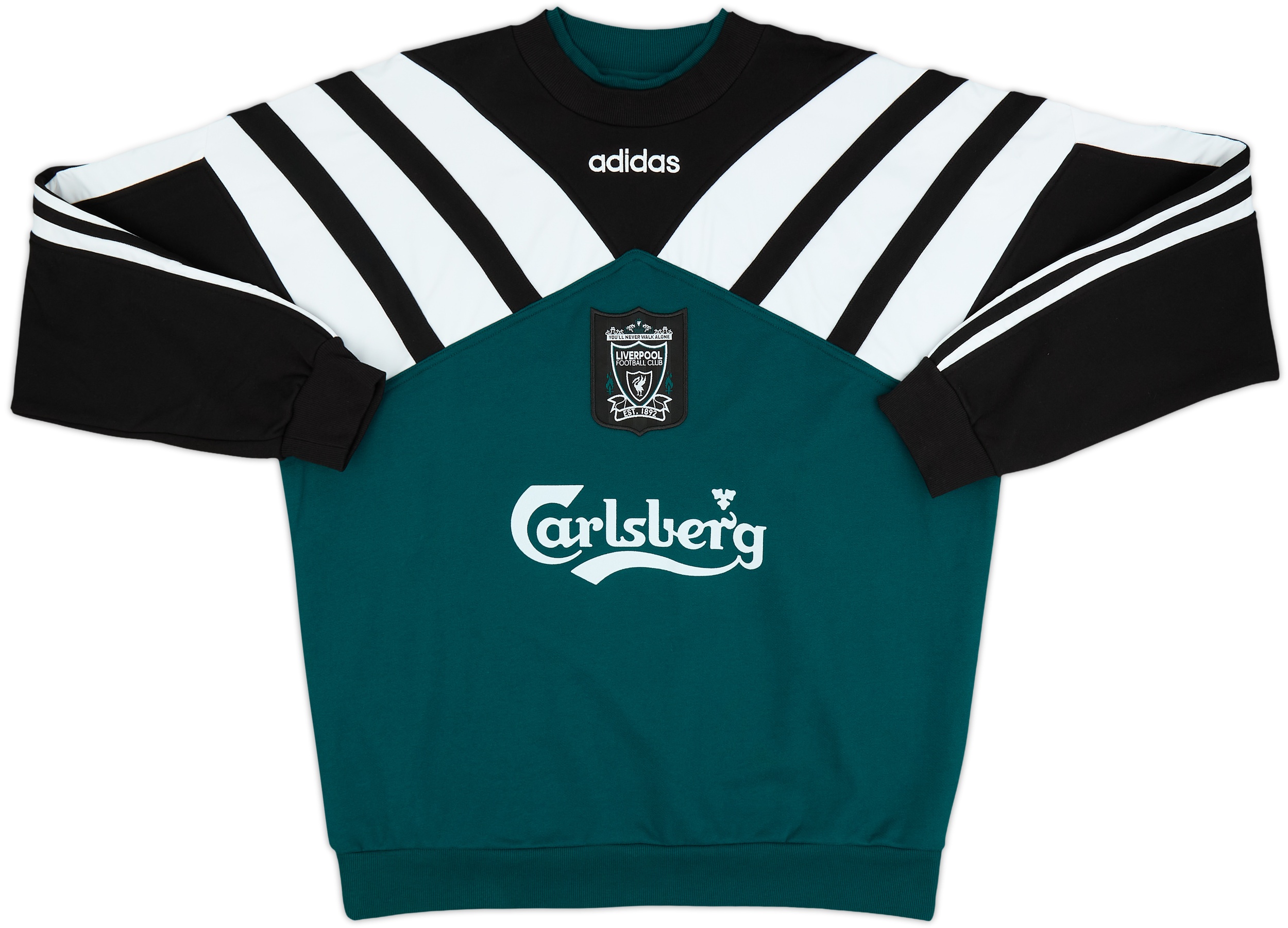 1995-96 Liverpool adidas Originals Reissue Crew Sweat Top