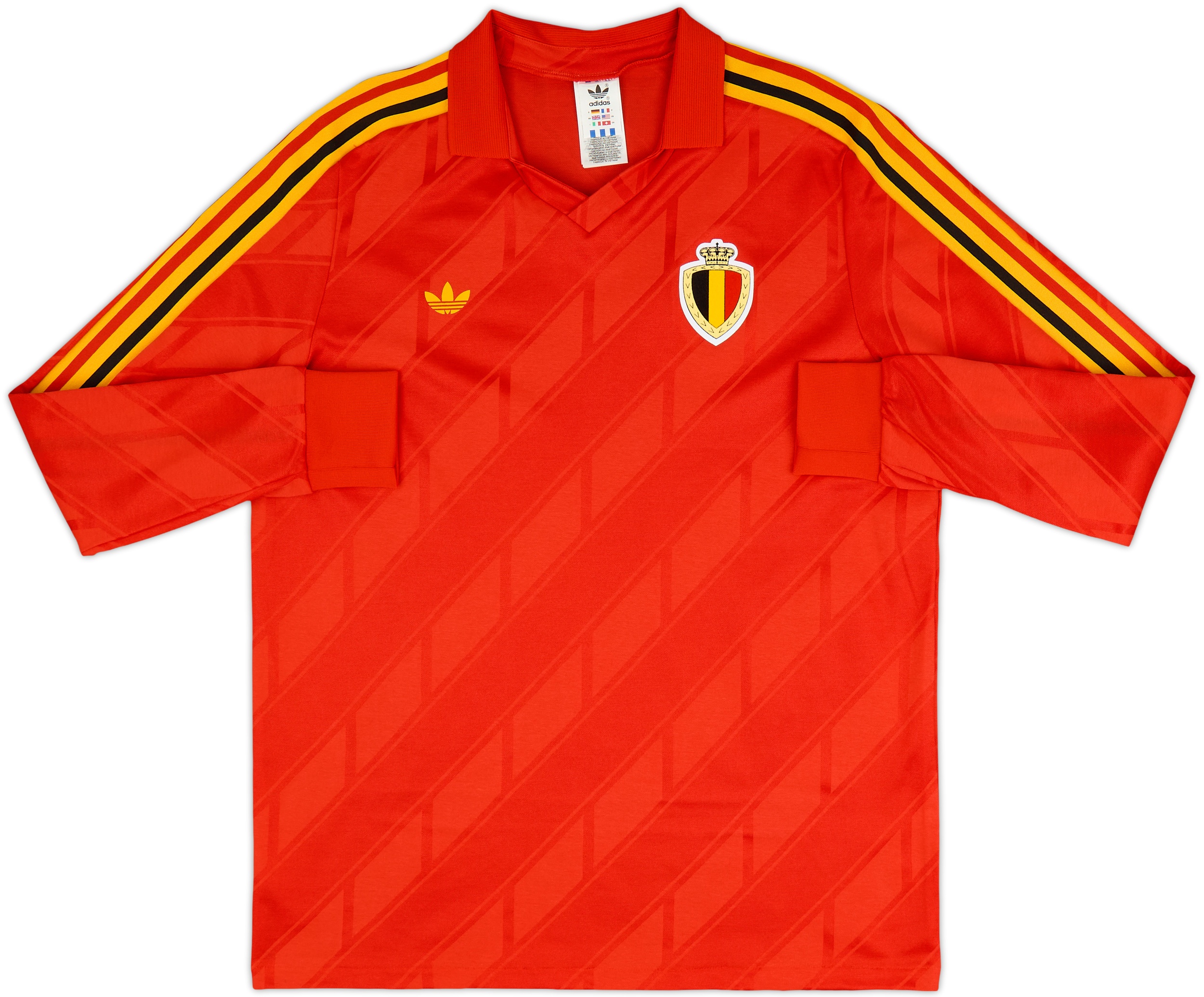 1986 Belgium adidas Originals Reissue Home L/S Shirt