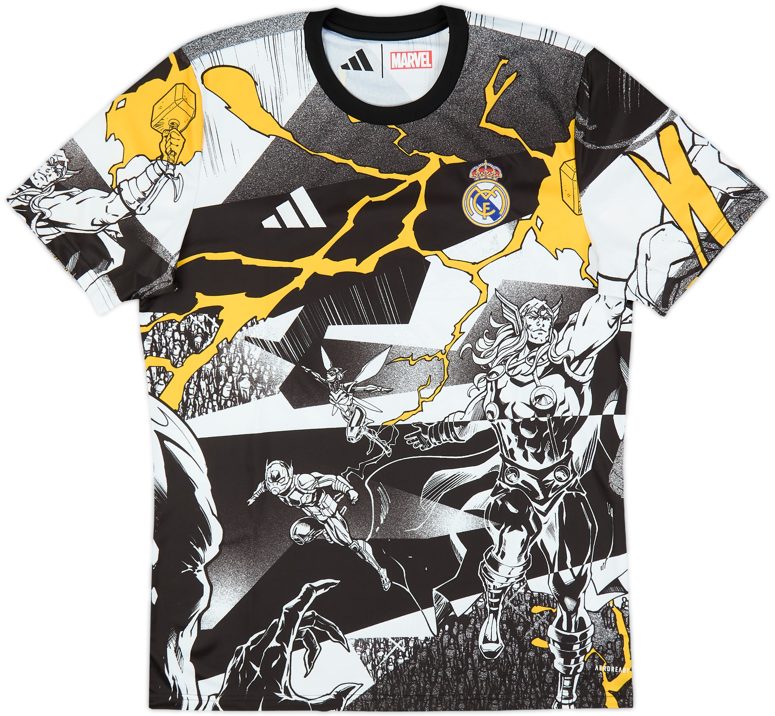 2025-26 Real Madrid adidas Avengers Pre-Match Shirt