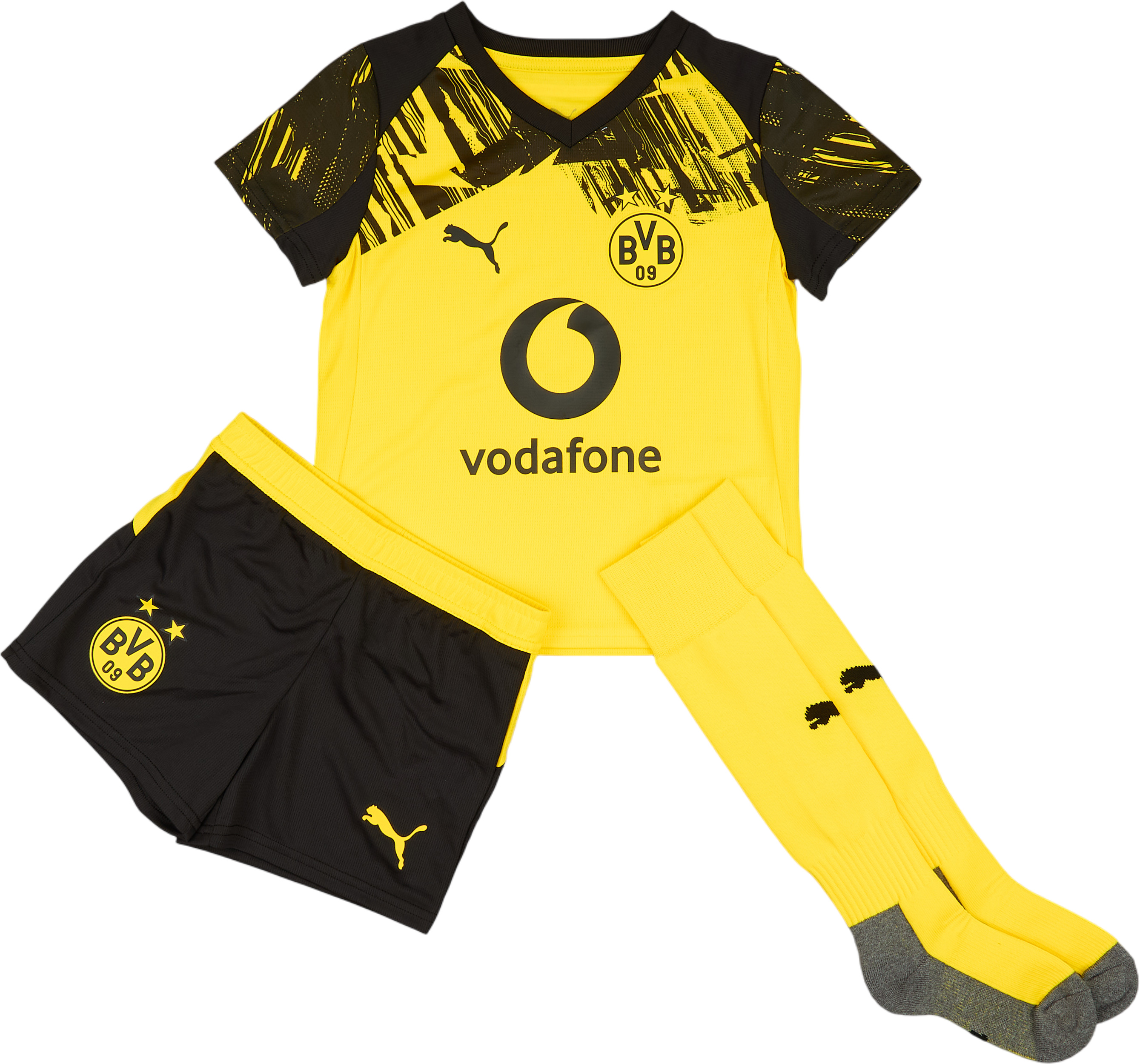 Borussia Dortmund Set 2 Ciucci Per Neonati 0-6 Mesi – Silicone Morbido Con Logo BVB E Scritta Mini Fan - 2
