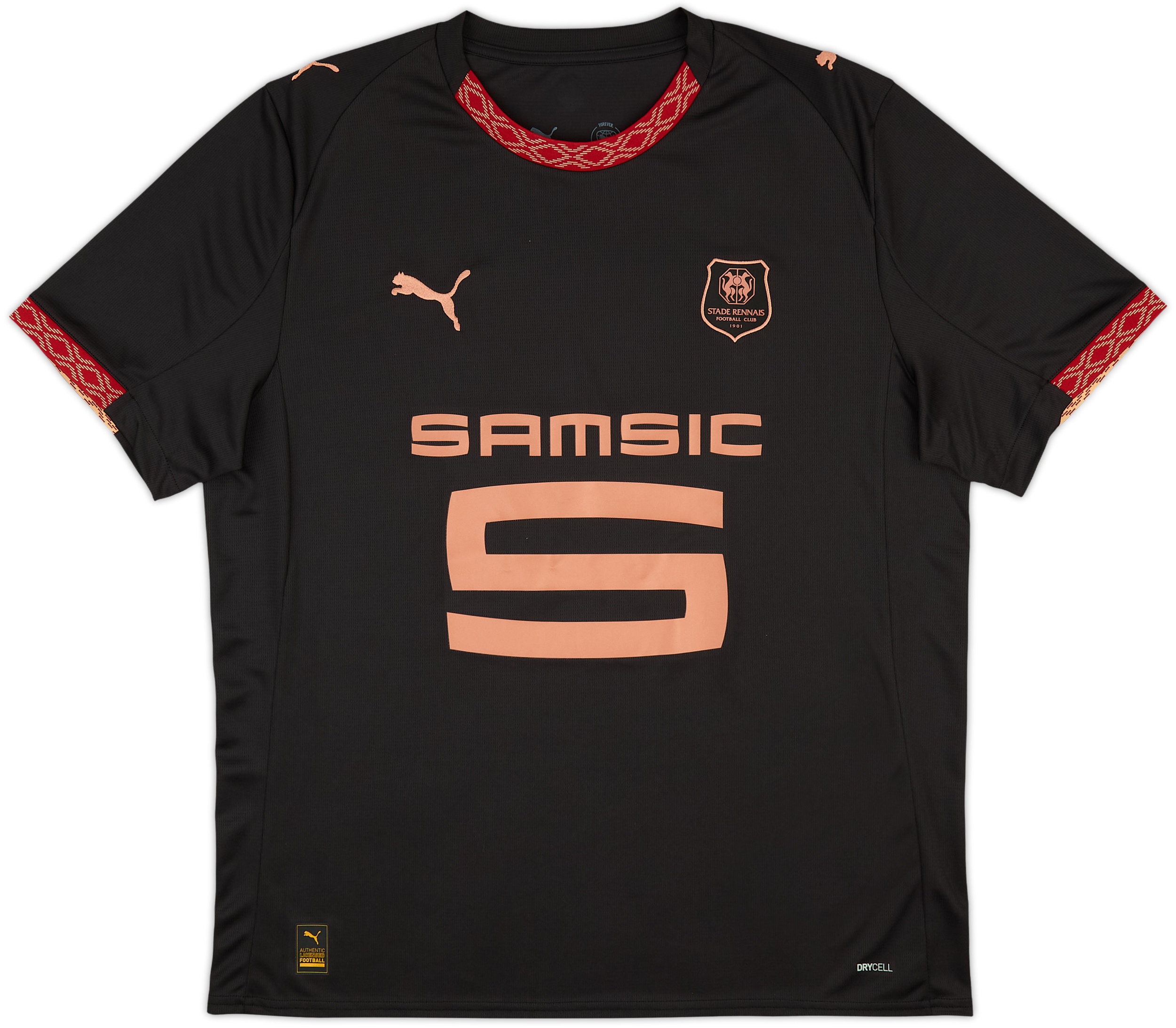 Puma STADE RENNAIS サッカーシャツ Mサイズ 黒 ブラック Stade Rennais F.C. 24/25 Third Jersey Men | PUMA