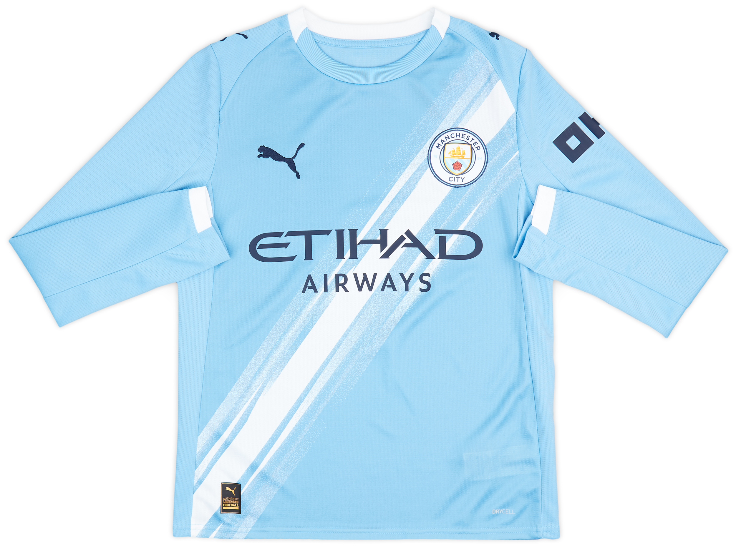 2025-26 Manchester City Home L/S Shirt (KIDS)