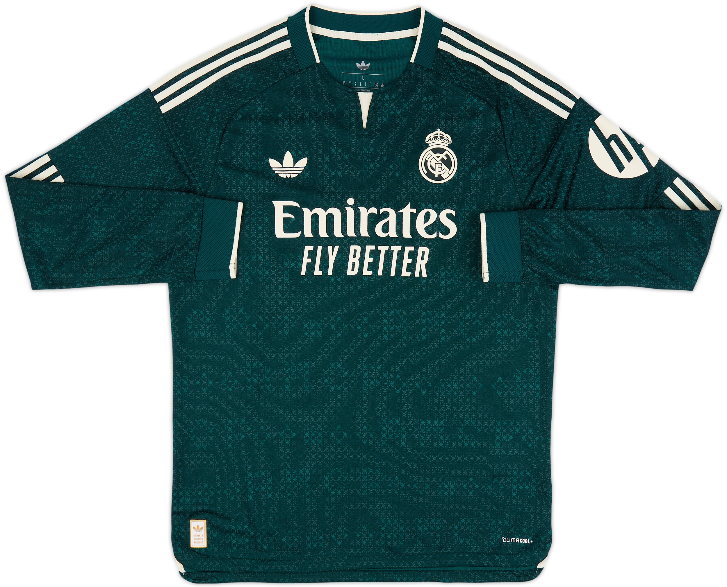  Real Madrid ユニフォーム L 2026-27 Real Madrid Authentic Away L/S Shirt