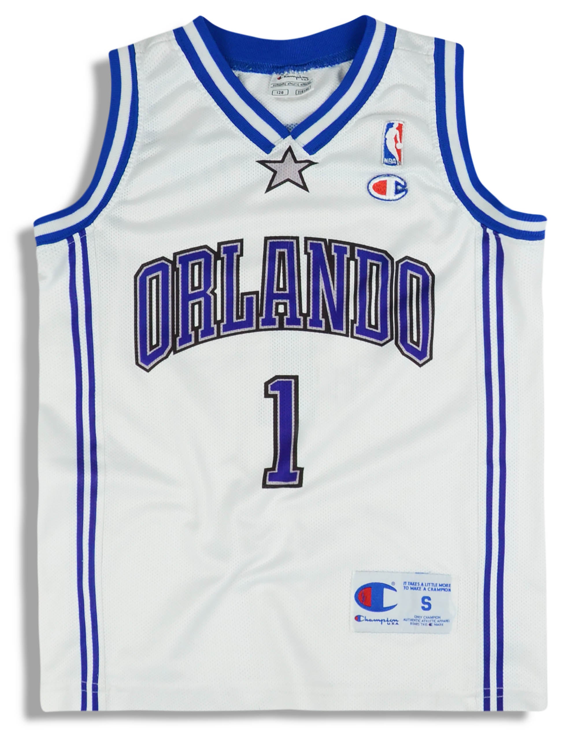 オーランド・マジック McGrady ユニフォーム #1 2003-04 Orlando Magic McGrady #1 Champion Jersey (Home) Y