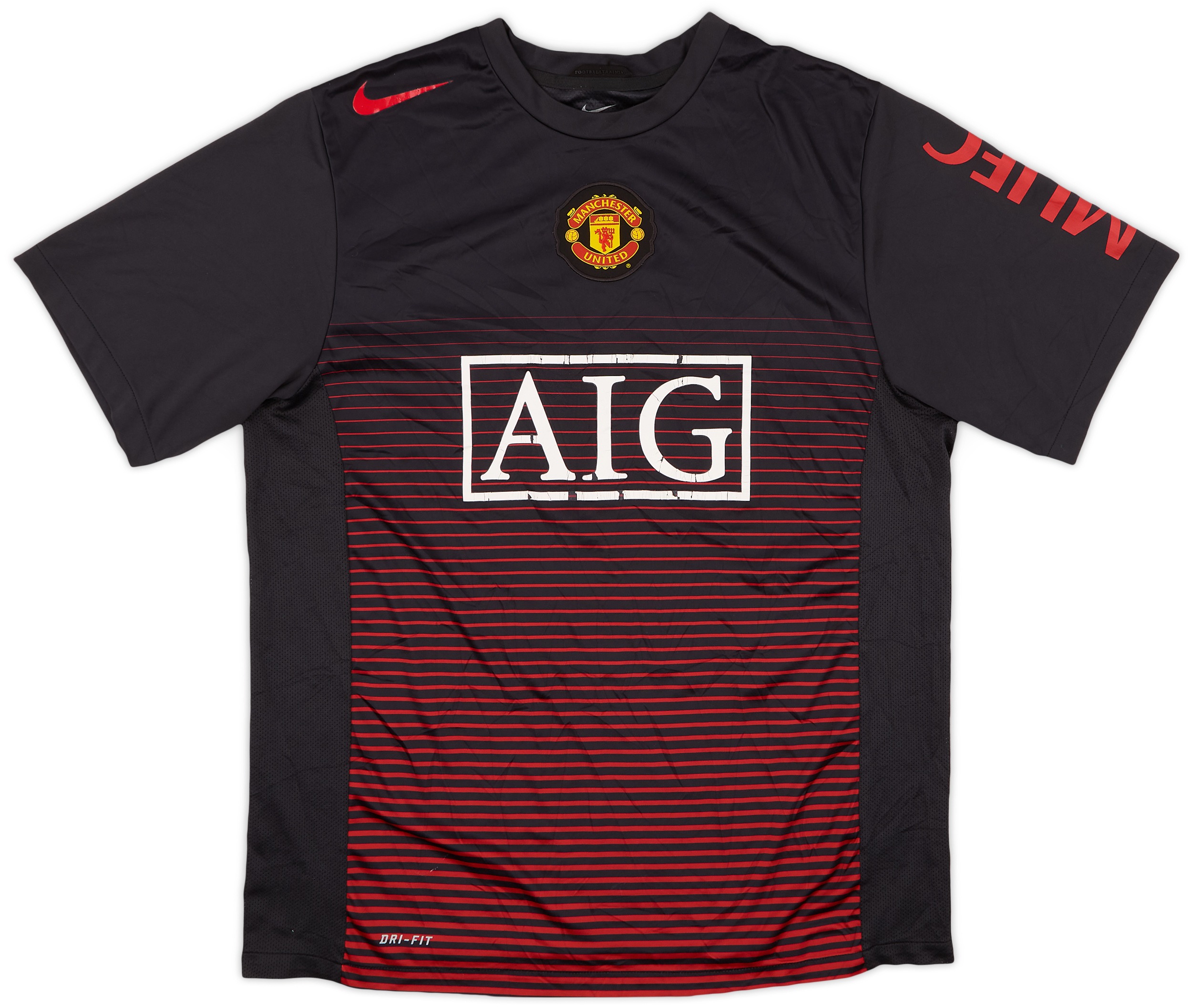人気　希少Nike Manchester United チェック　Tシャツ 待望☆】 Manchester 希少Nike 人気 United メルカリ - Tシャツ