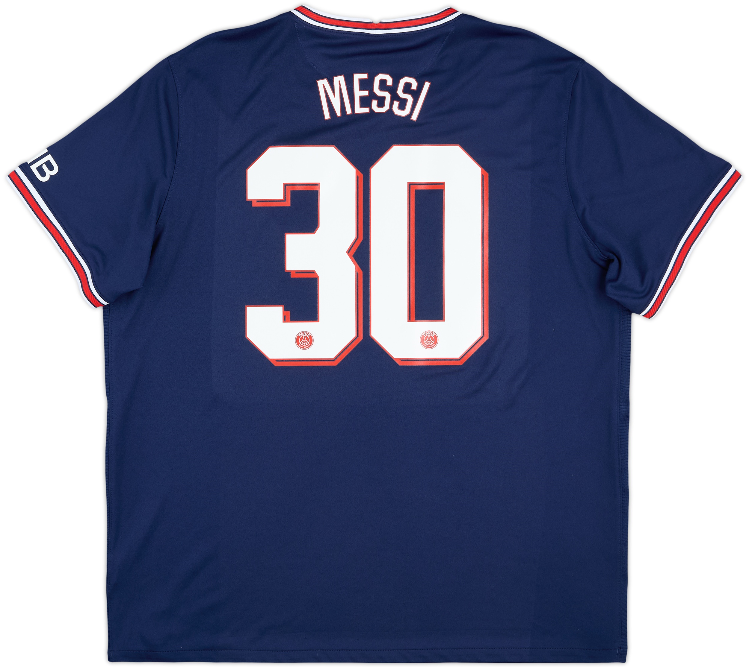 2021-22 Paris Saint-Germain Home Shirt Messi #30 - 10/10 - (XXL)