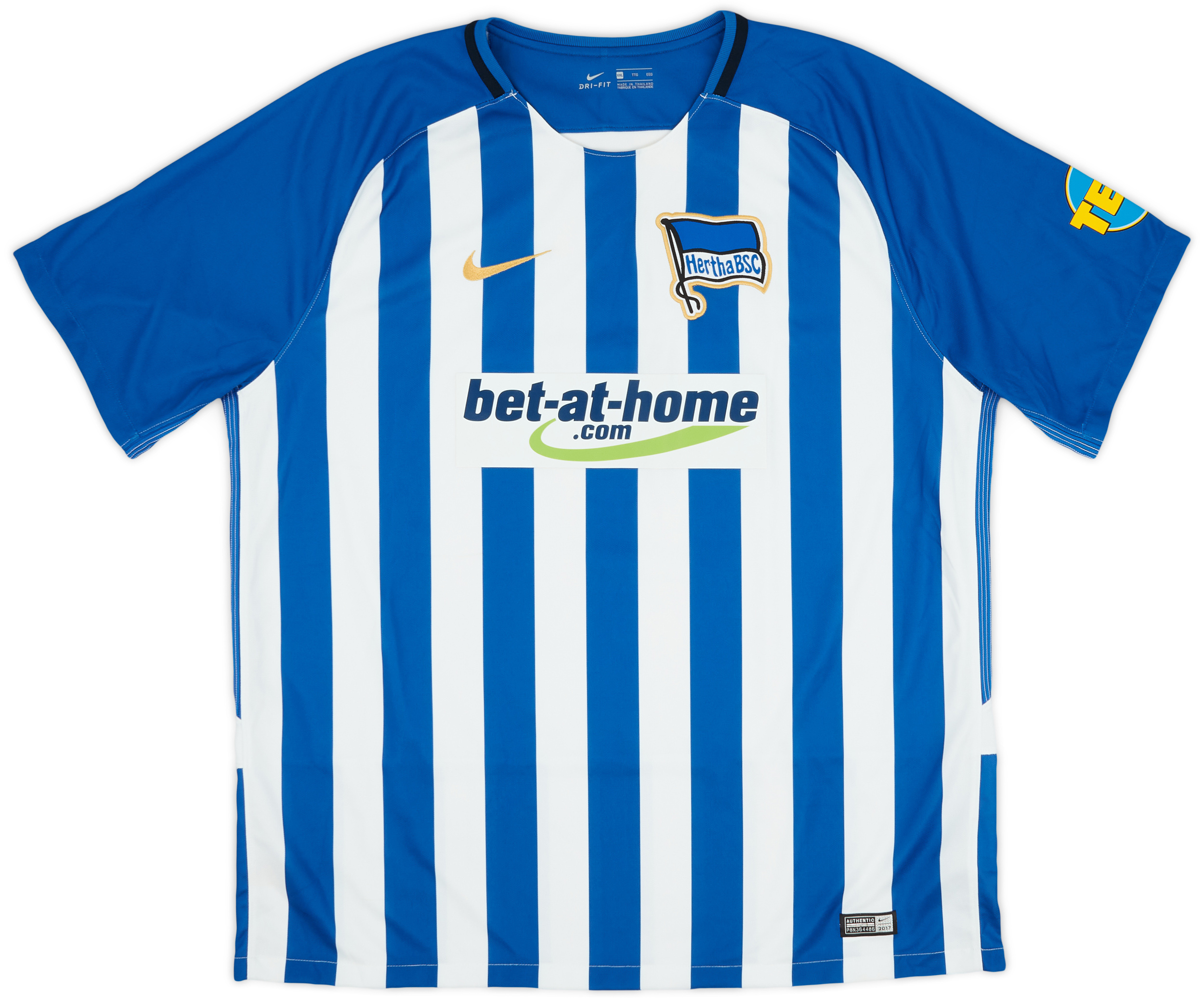 2017-18 Hertha Berlin Home Shirt - 8/10 - (XXL)