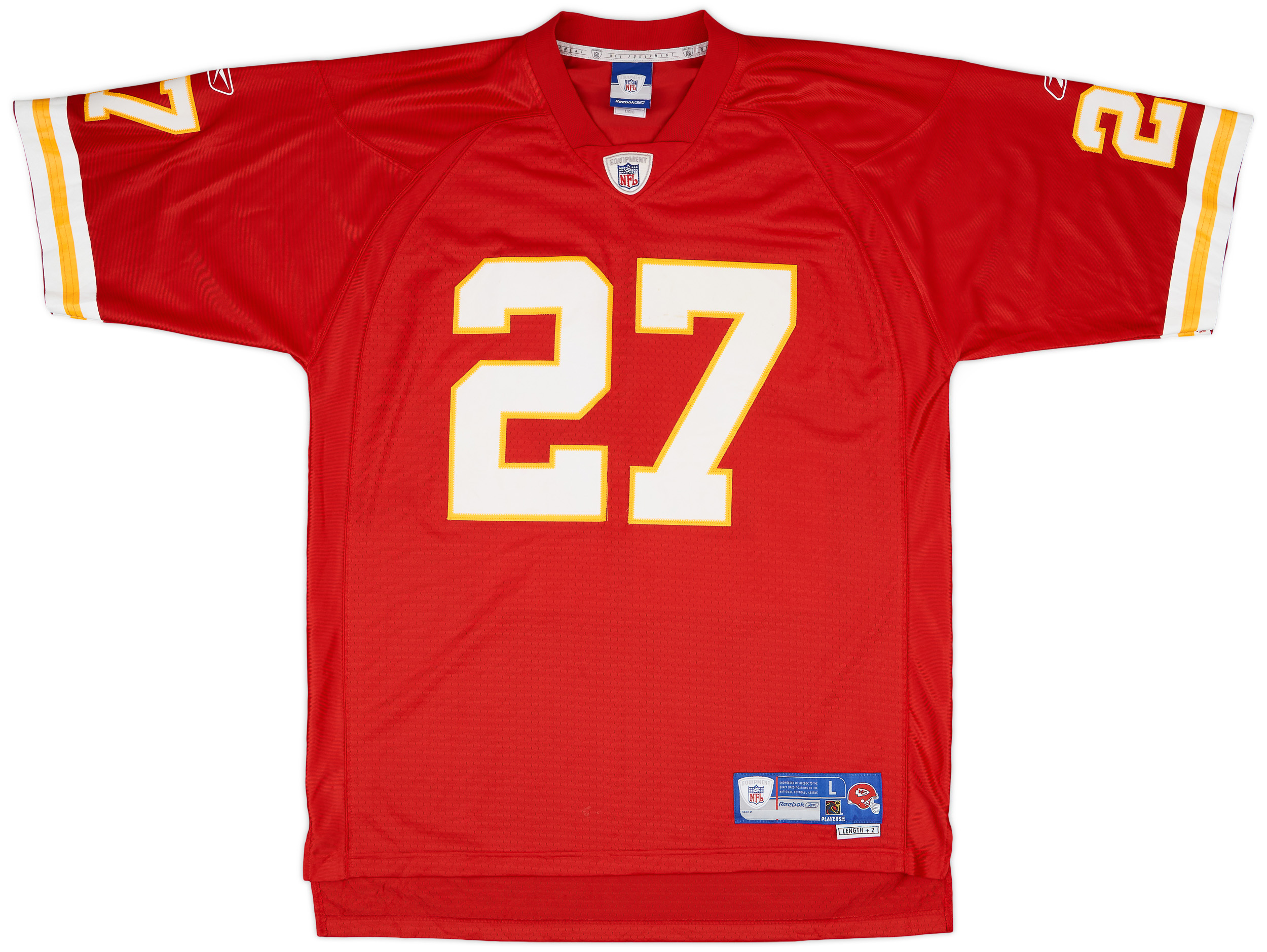 2005-06 Kansas City Chiefs L.Johnson #27 Reebok Premier Home