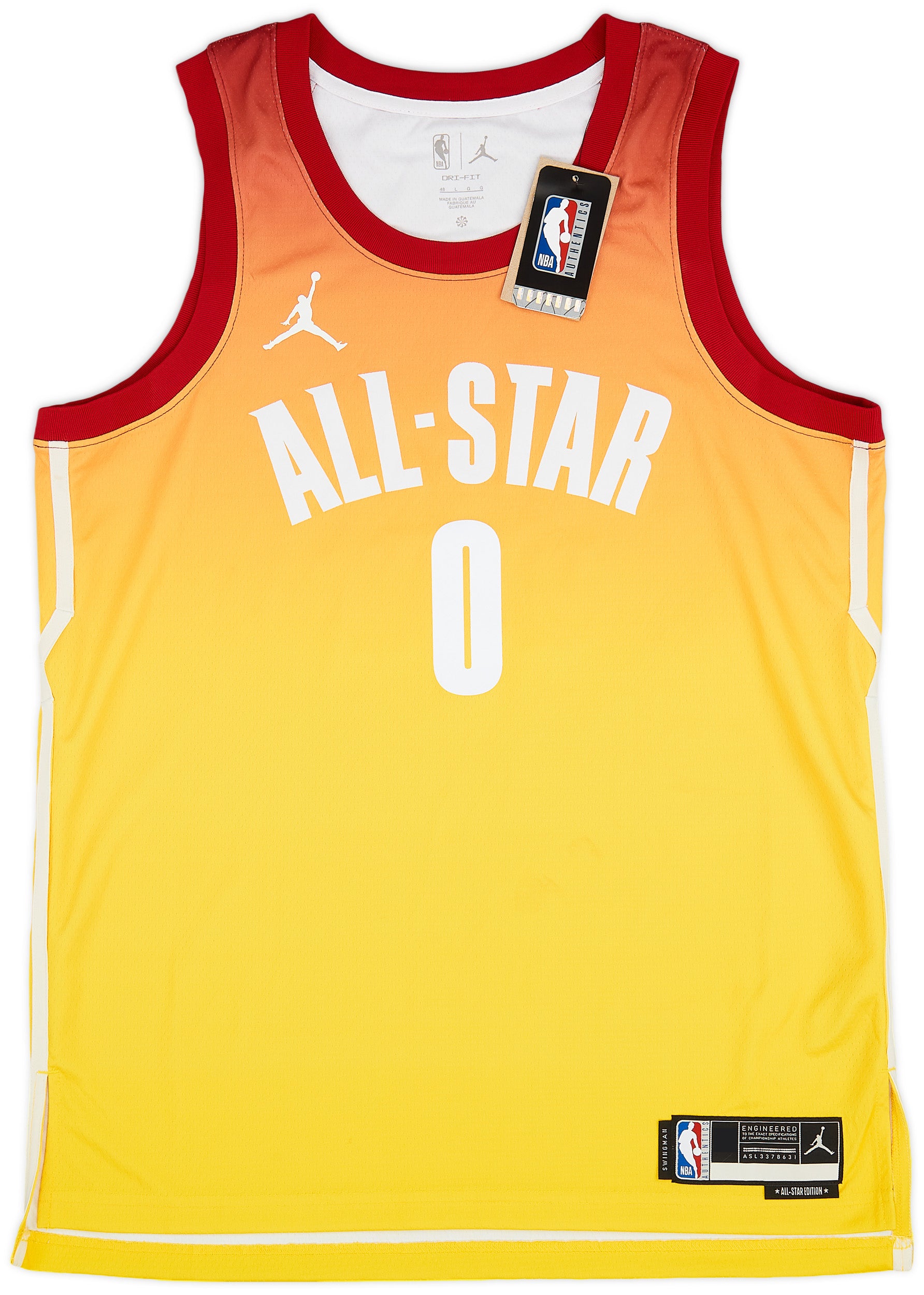 Nba All Star Jersey Orange 2023 NBA All-Star Tatum #0 Jordan
