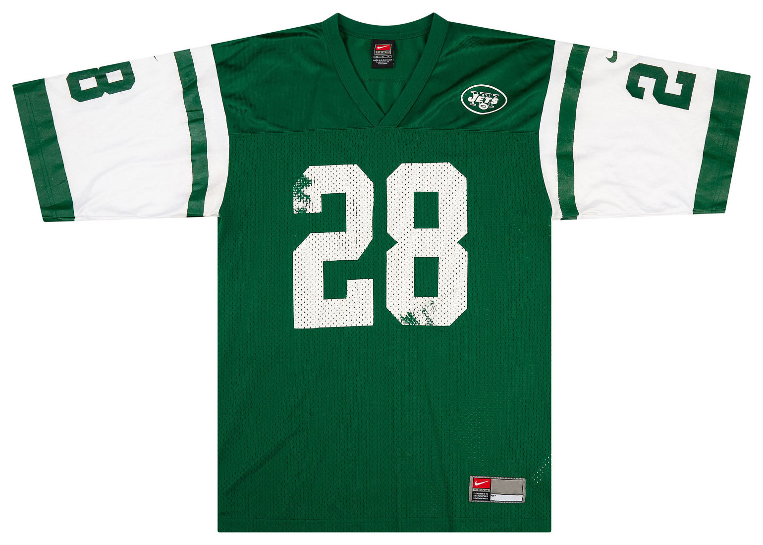 1998-00 New York Jets Martin #28 Nike Jersey (Away) M