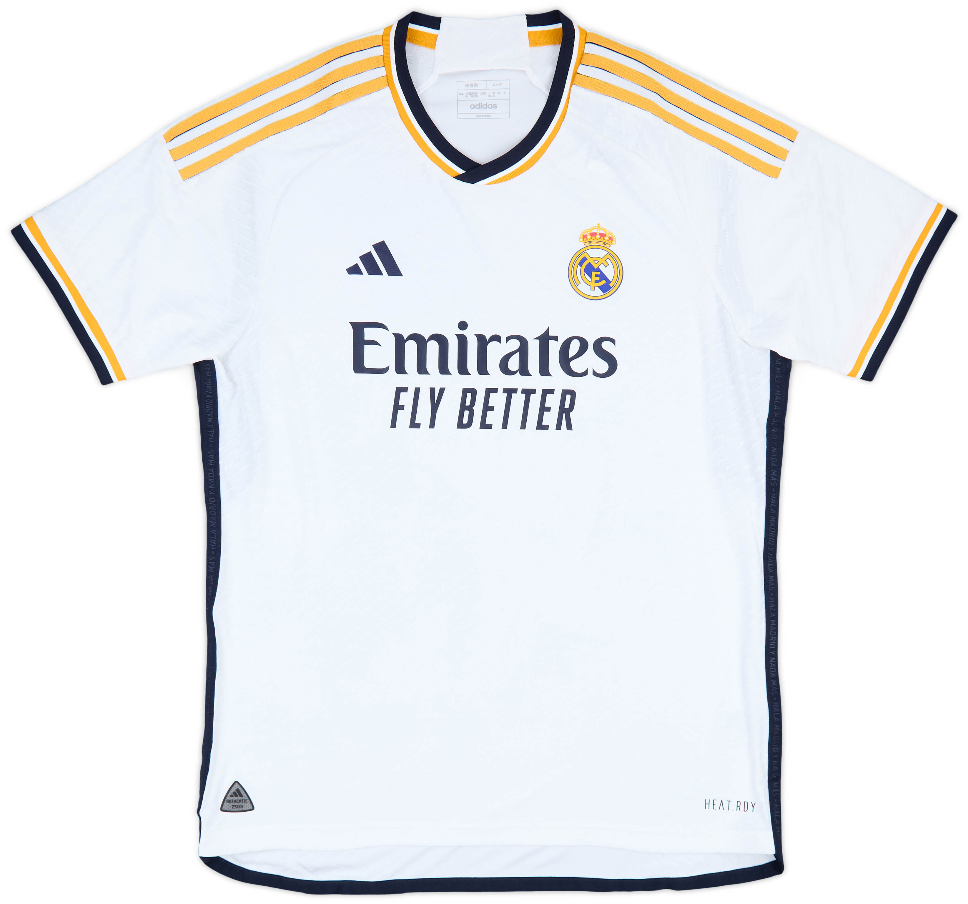 2023-24 Real Madrid Authentic Home Shirt