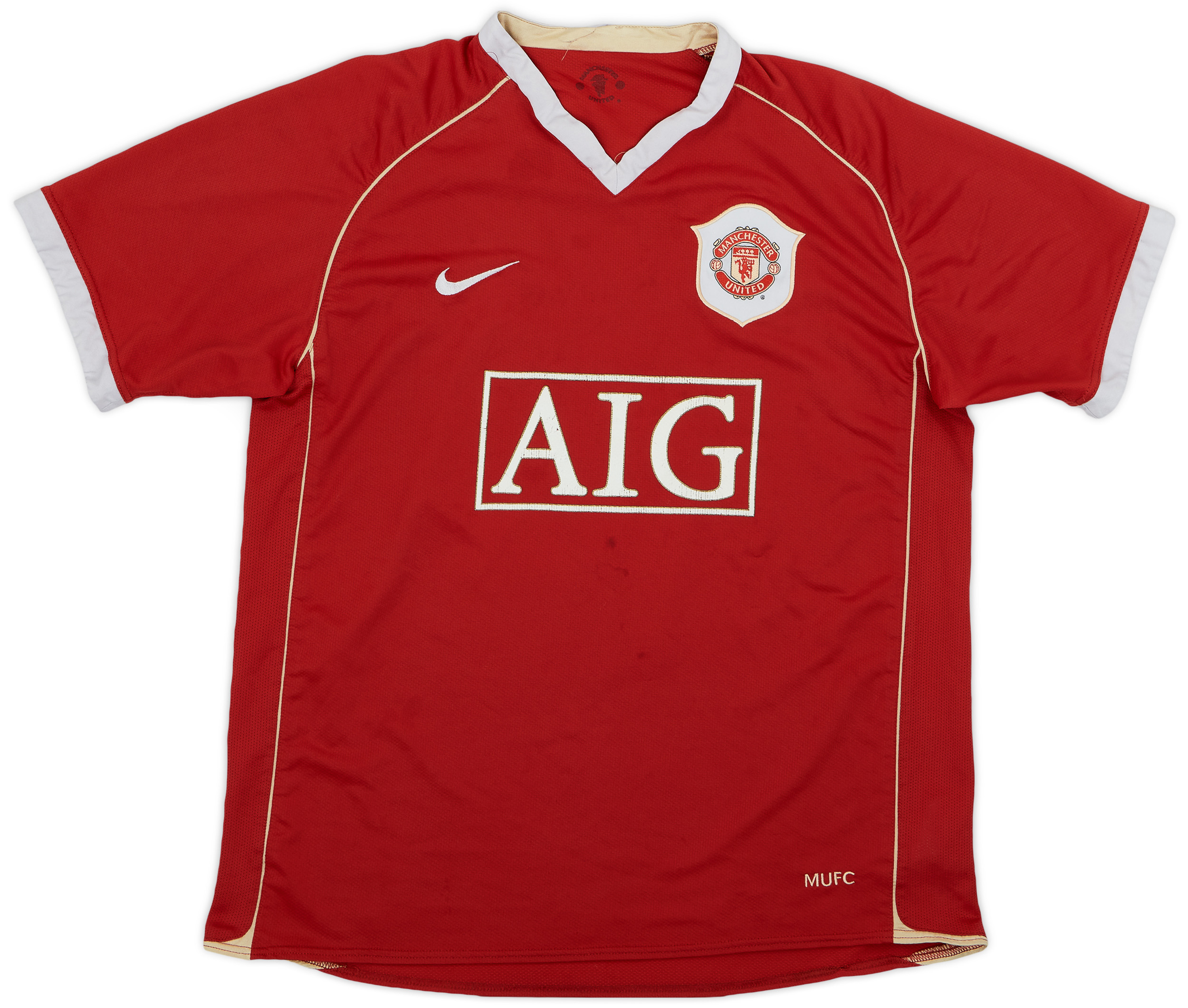 【税込】 2006-07 (L) - 5/10 - #7 Ronaldo Shirt Home United Manchester ウェア