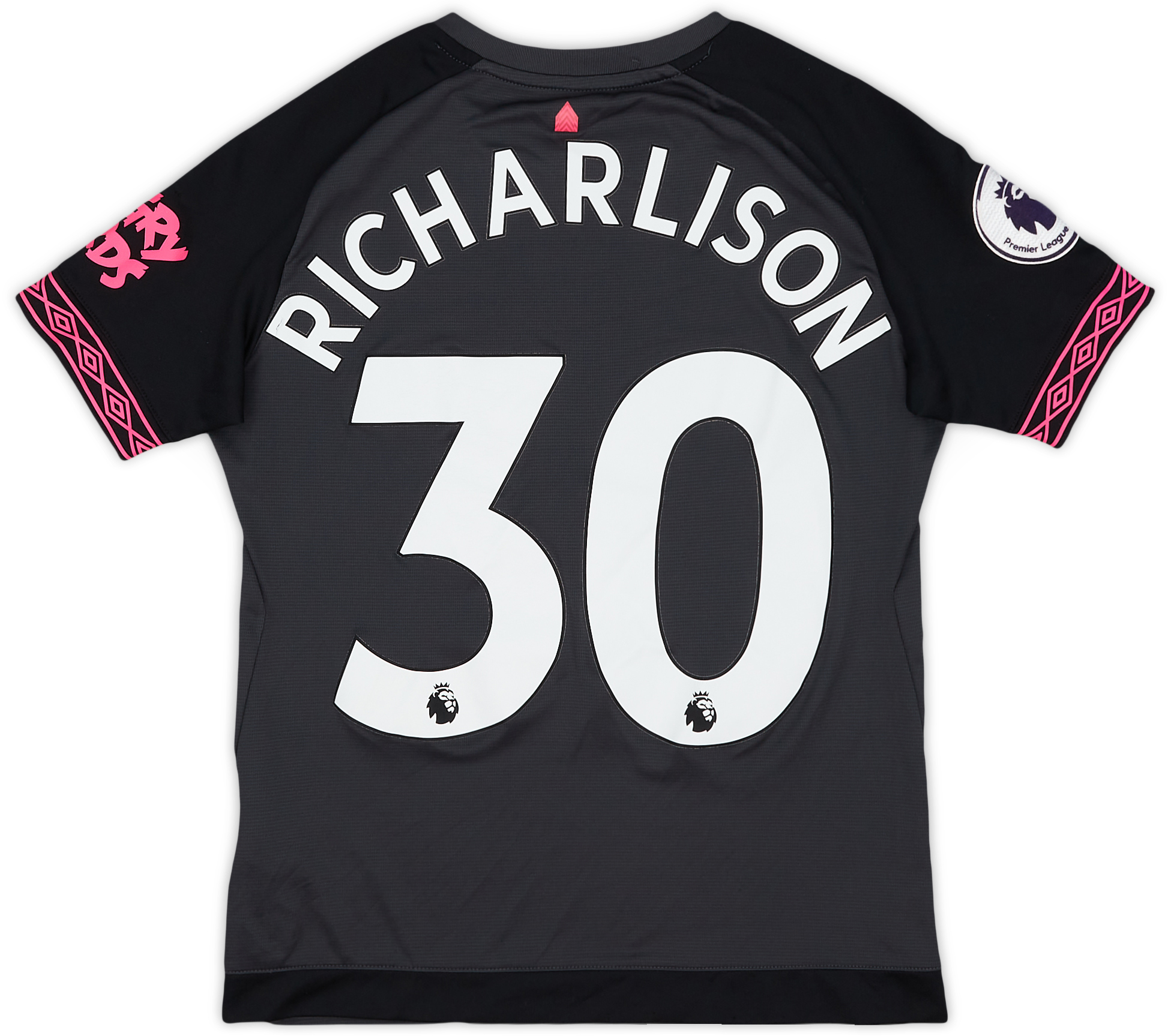2018 19 Everton Away Shirt Richarlison 30 7 10 L.Boys
