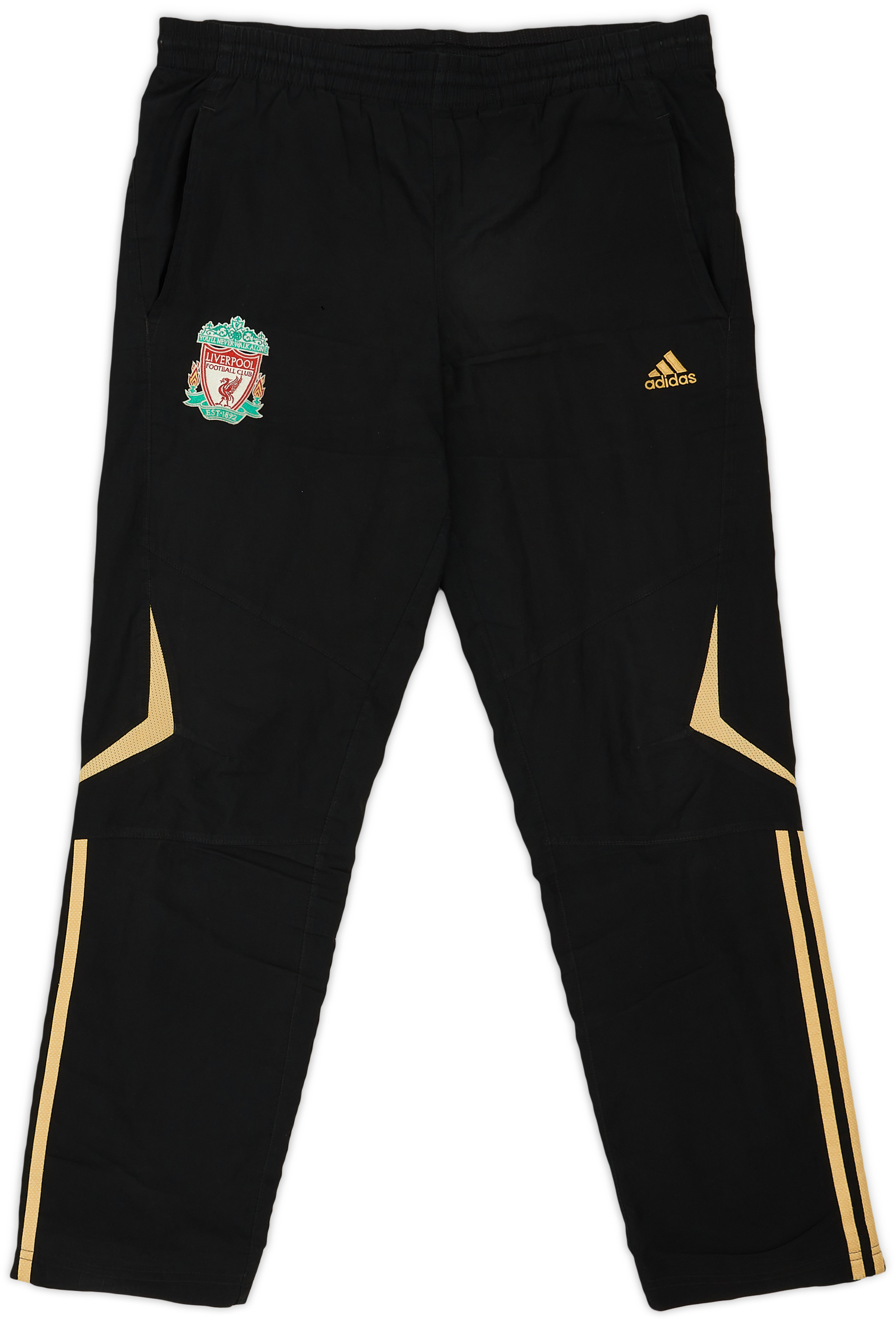 adidas LIVERPOOL トラックパンツ CL 着用 ブラック XO 2008-09 Liverpool adidas Track Pants/Bottoms - 6/10 - (L/XL)