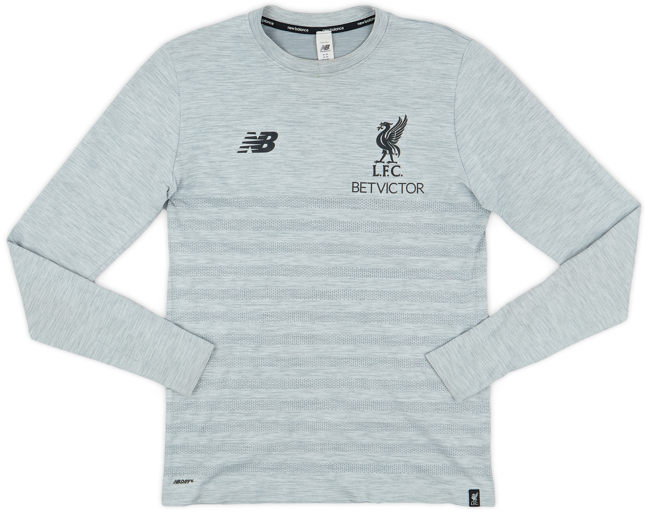 2018 19 Liverpool New Balance Training L S Shirt 6 10 M